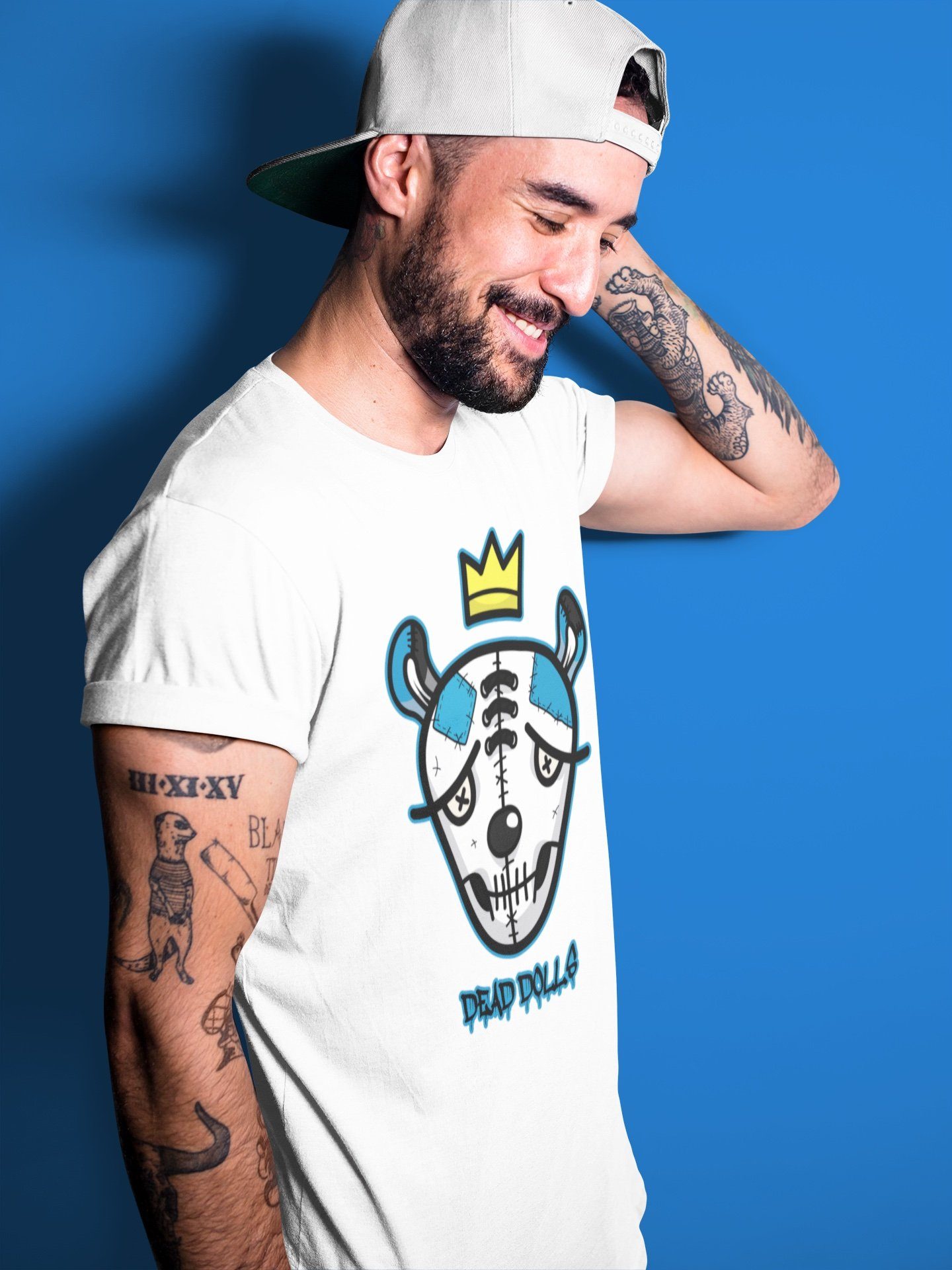 Dead Dolls Face Unisex Tops - Air Jordan 1 Travis Scott Fragment