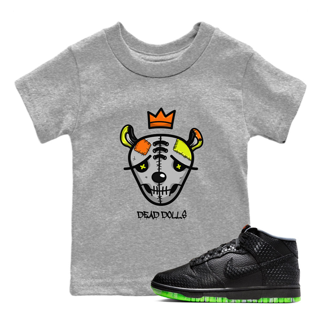 Dead Dolls Face snkmatch Tee Kids - Dunk Halloween