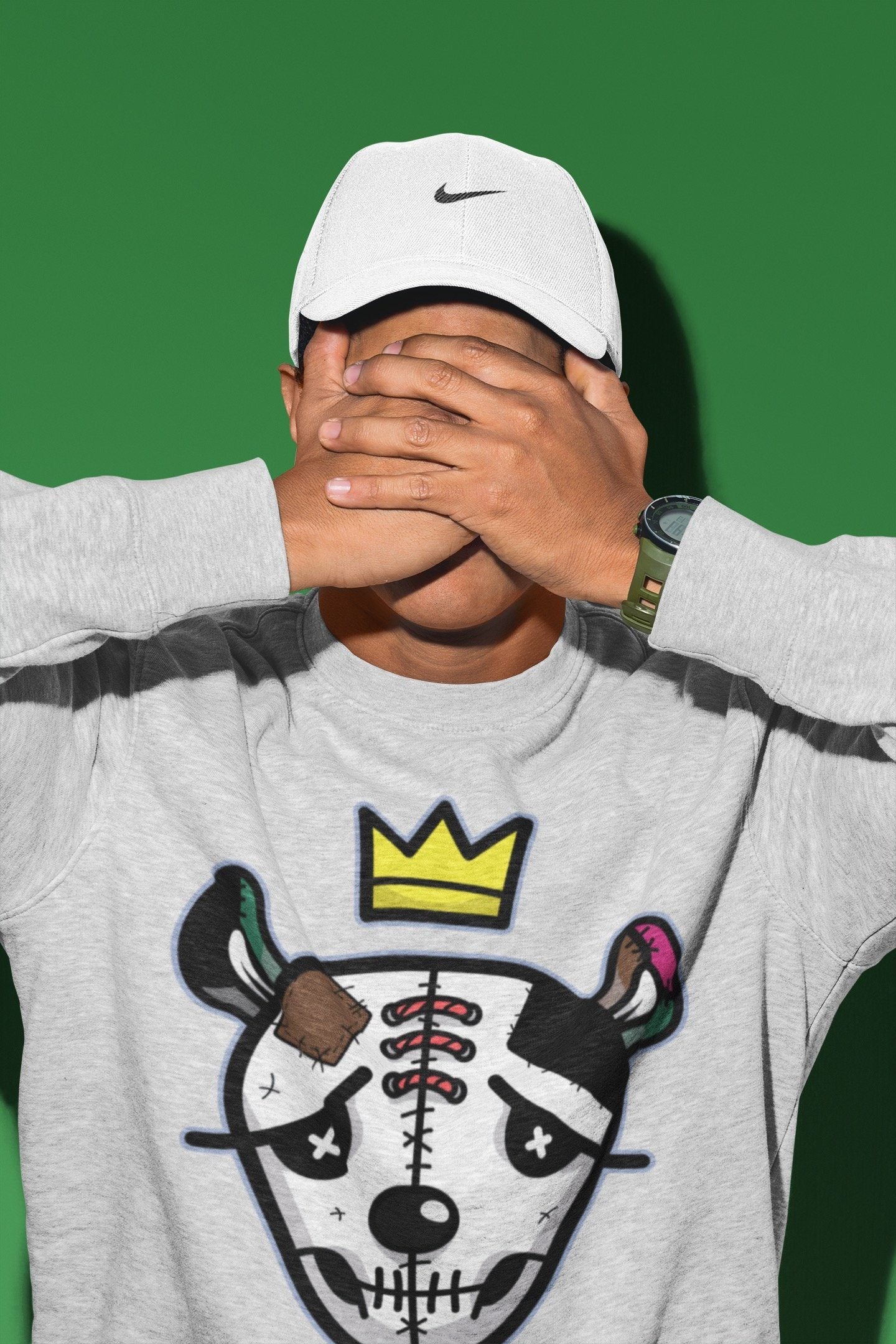 Dead Dolls Face Unisex Tops - Air Jordan 1 Hand Crafted