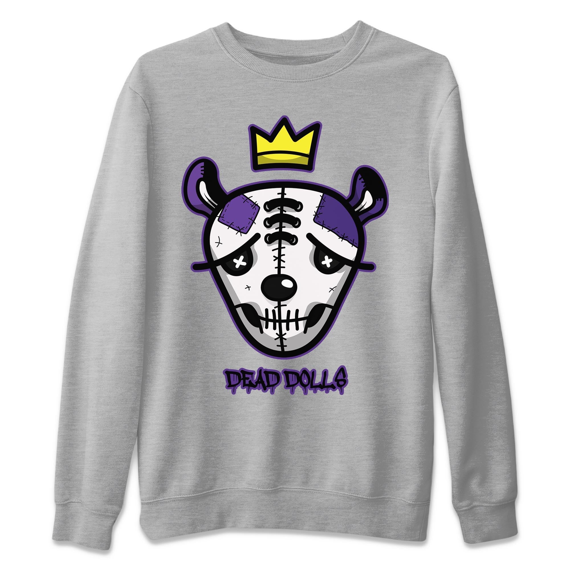 Dead Dolls Face Unisex Tops - Air Jordan 13 Court Purple