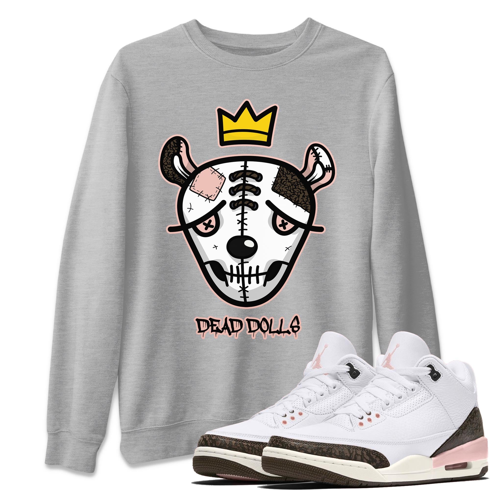 Dead Dolls Face Unisex Tops - Air Jordan 3 Atmosphere
