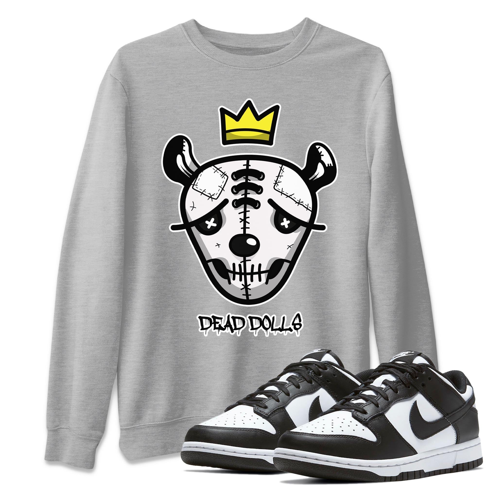 Dead Dolls Face Unisex Tops - Dunk Panda