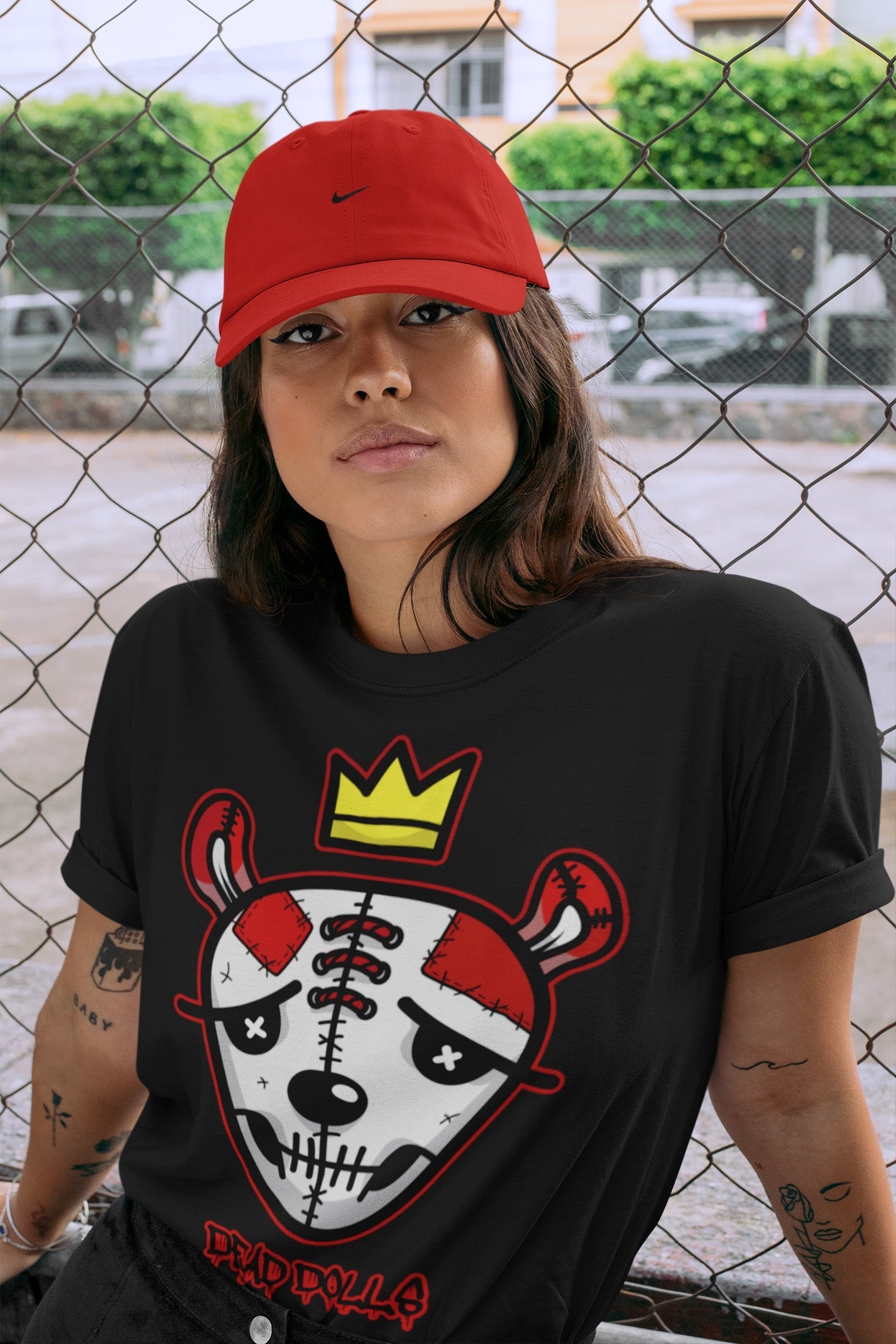 Dead Dolls Face Unisex Tops - Air Jordan 1 Heritage