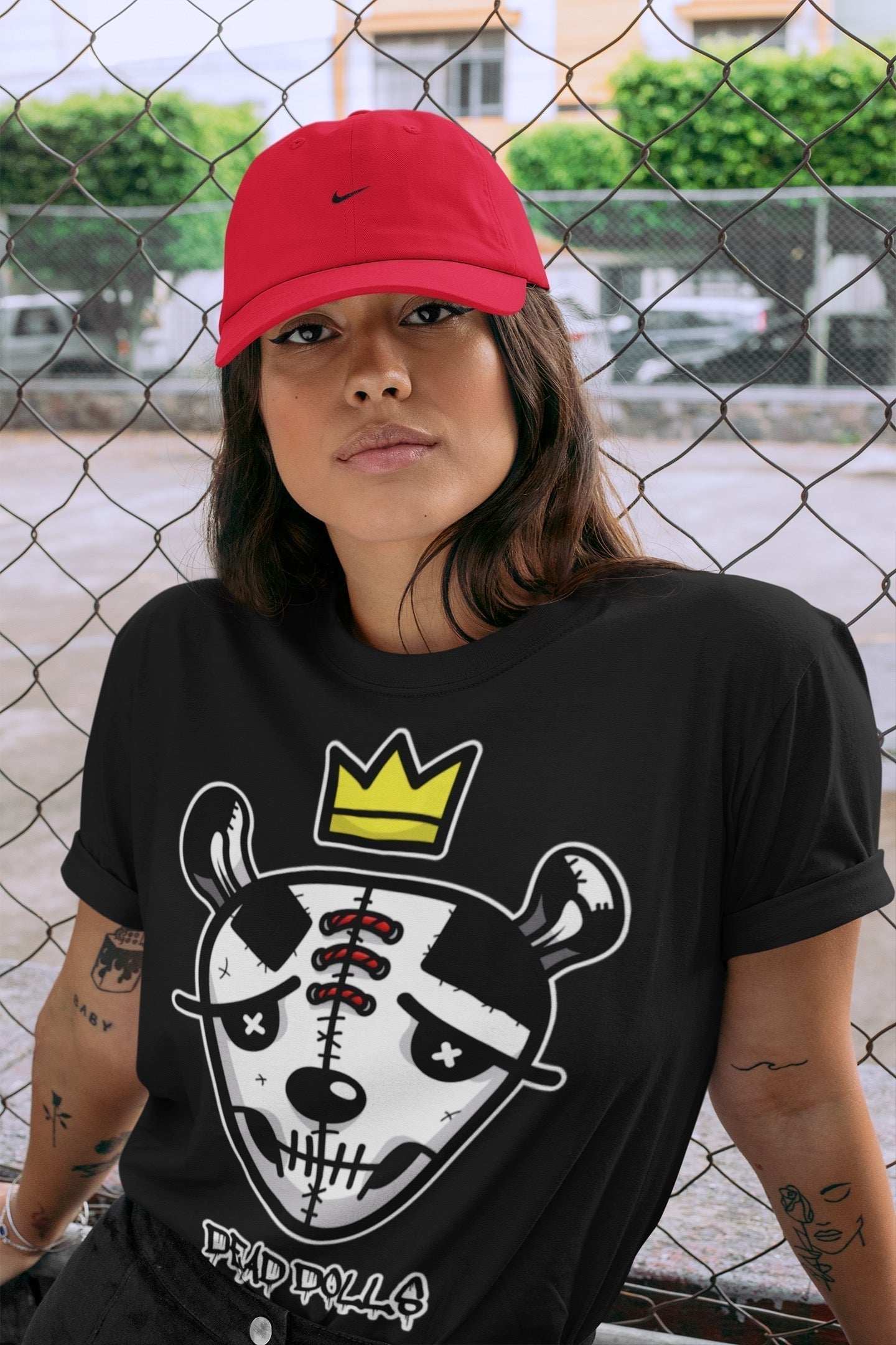 Dead Dolls Face Unisex Tops - Air Jordan 12 Playoffs