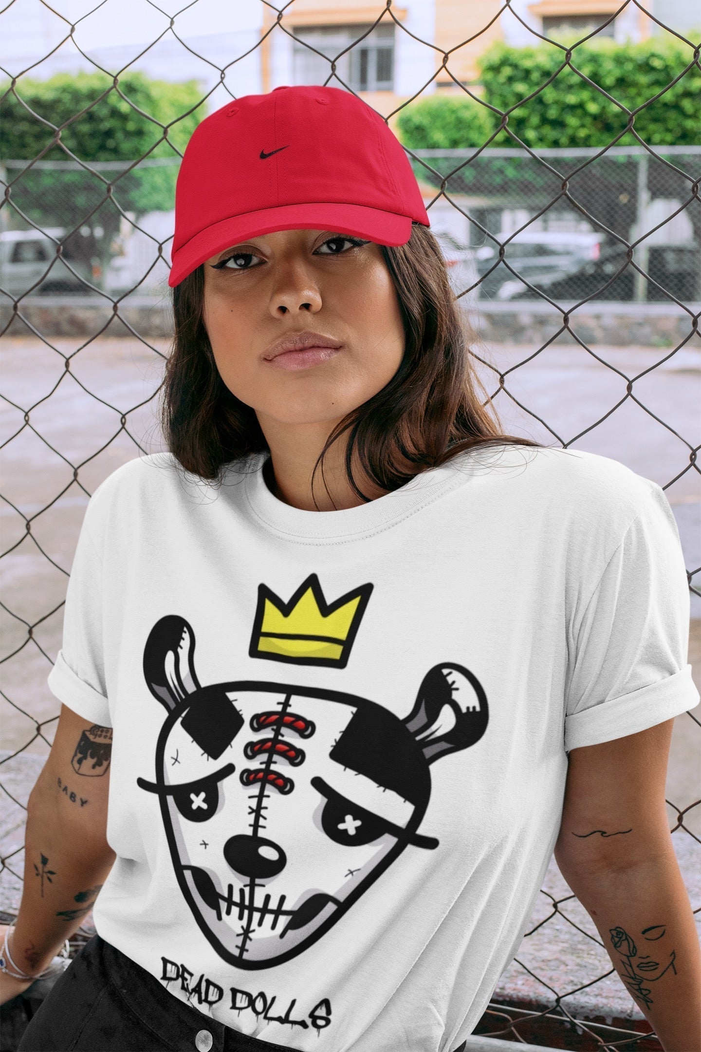 Dead Dolls Face Unisex Tops - Air Jordan 12 Playoffs