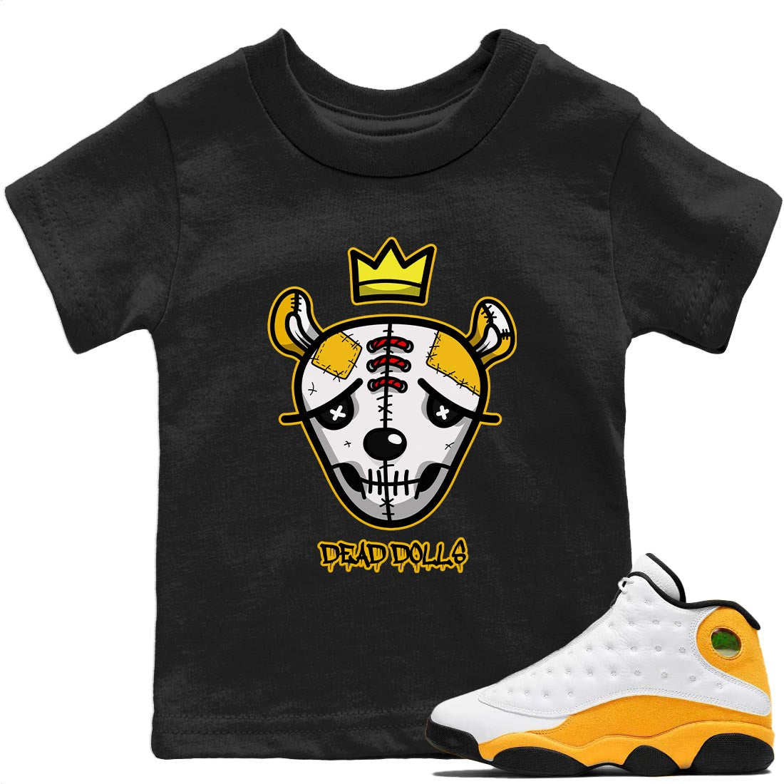 Dead Dolls Face Kids Tops - Air Jordan 13 Del Sol