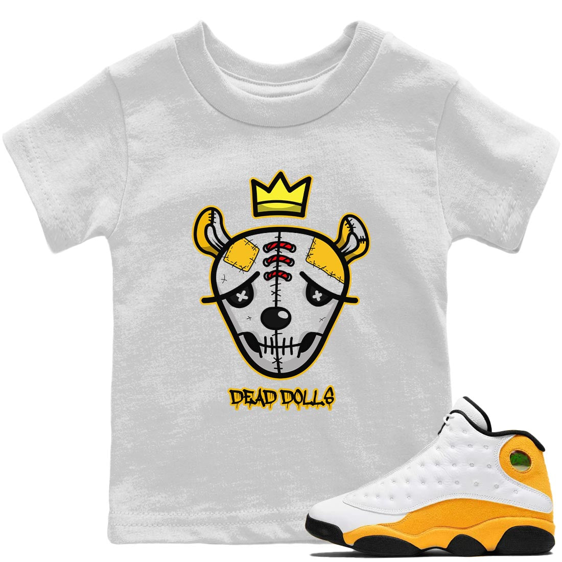 Dead Dolls Face Kids Tops - Air Jordan 13 Del Sol