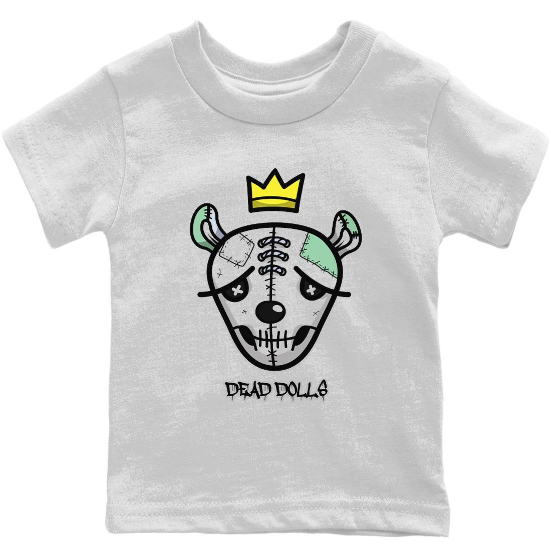 Dead Dolls Face Kids Tops - Air Jordan 6 Mint Foam