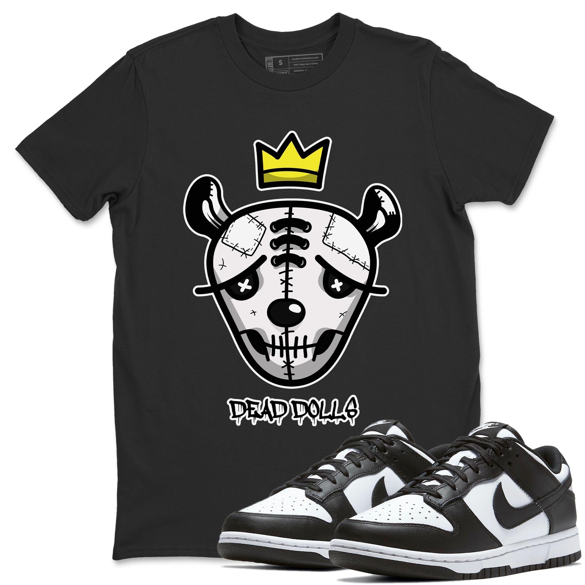 Dead Dolls Face Unisex Tops - Dunk Panda