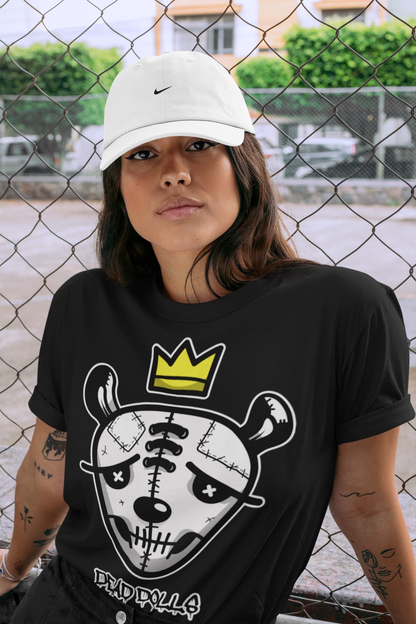 Dead Dolls Face Unisex Tops - Dunk Panda