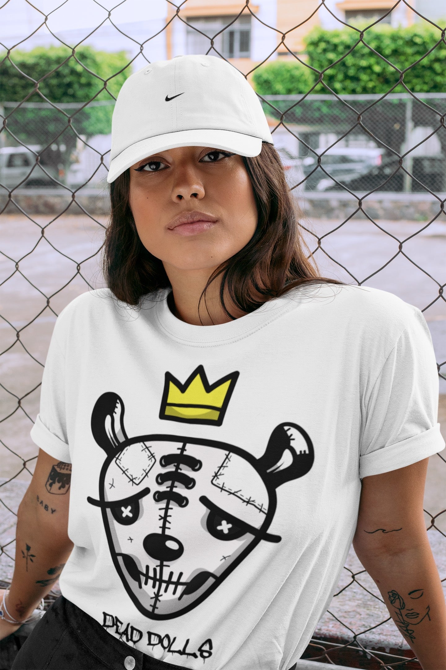 Dead Dolls Face Unisex Tops - Dunk Panda