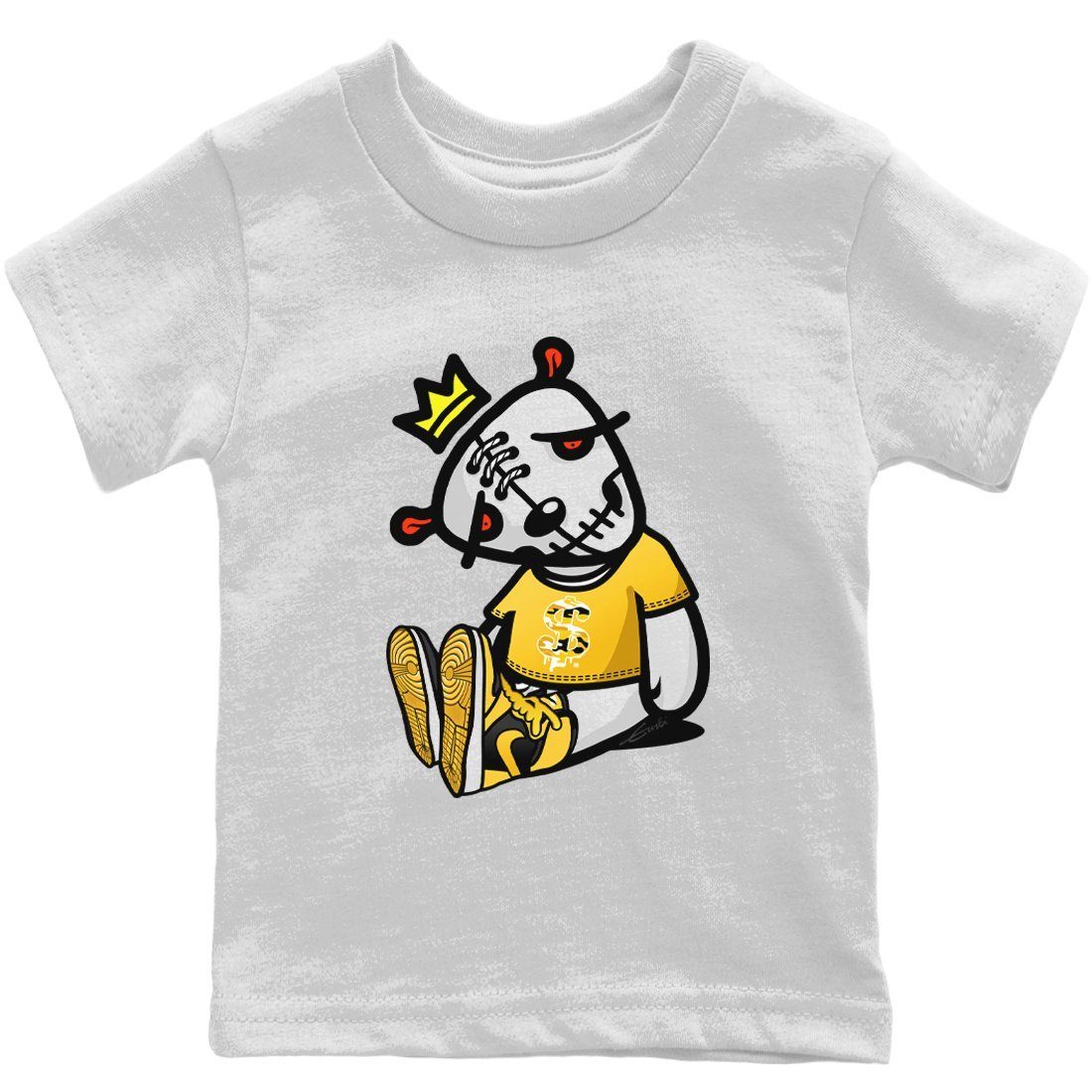 Dead Dolls Kids Tops - Air Jordan 1 Pollen