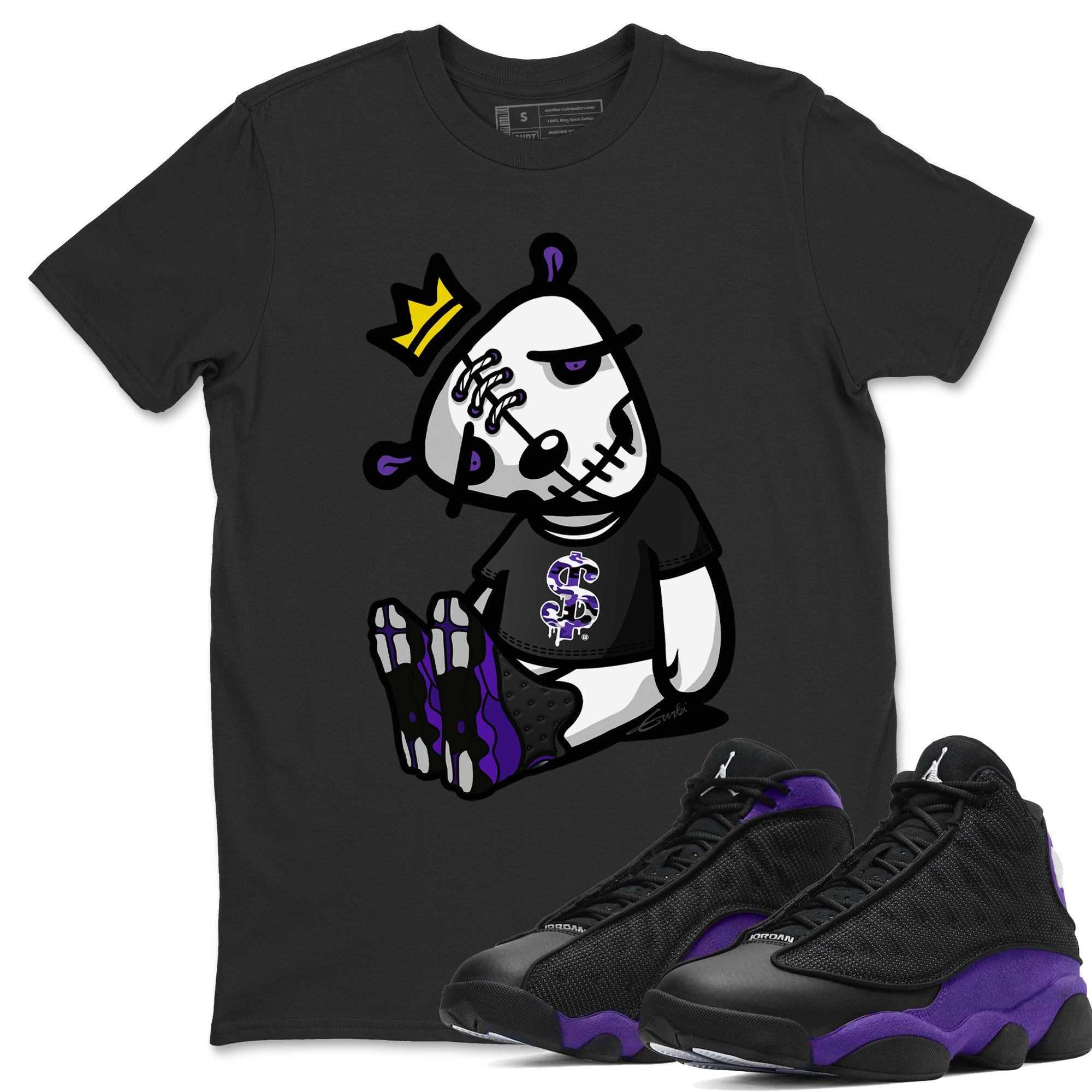 Dead Dolls Unisex Tops - Air Jordan 13 Court Purple