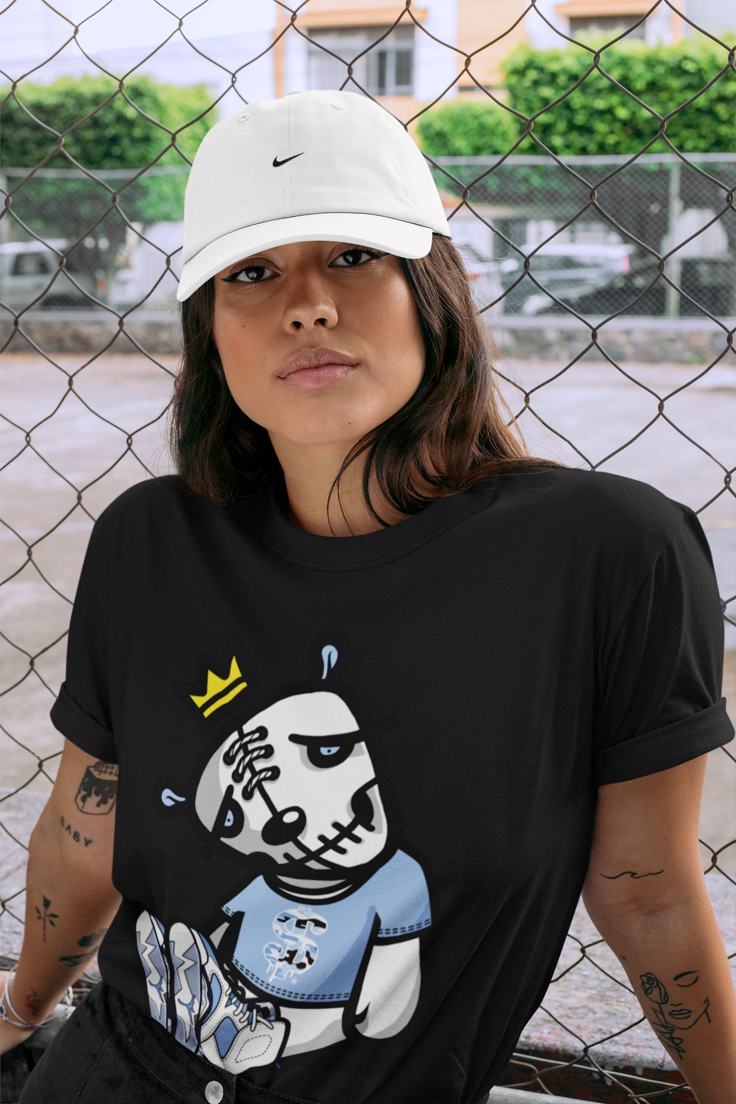Dead Dolls Unisex Tops - Air Jordan 6 UNC