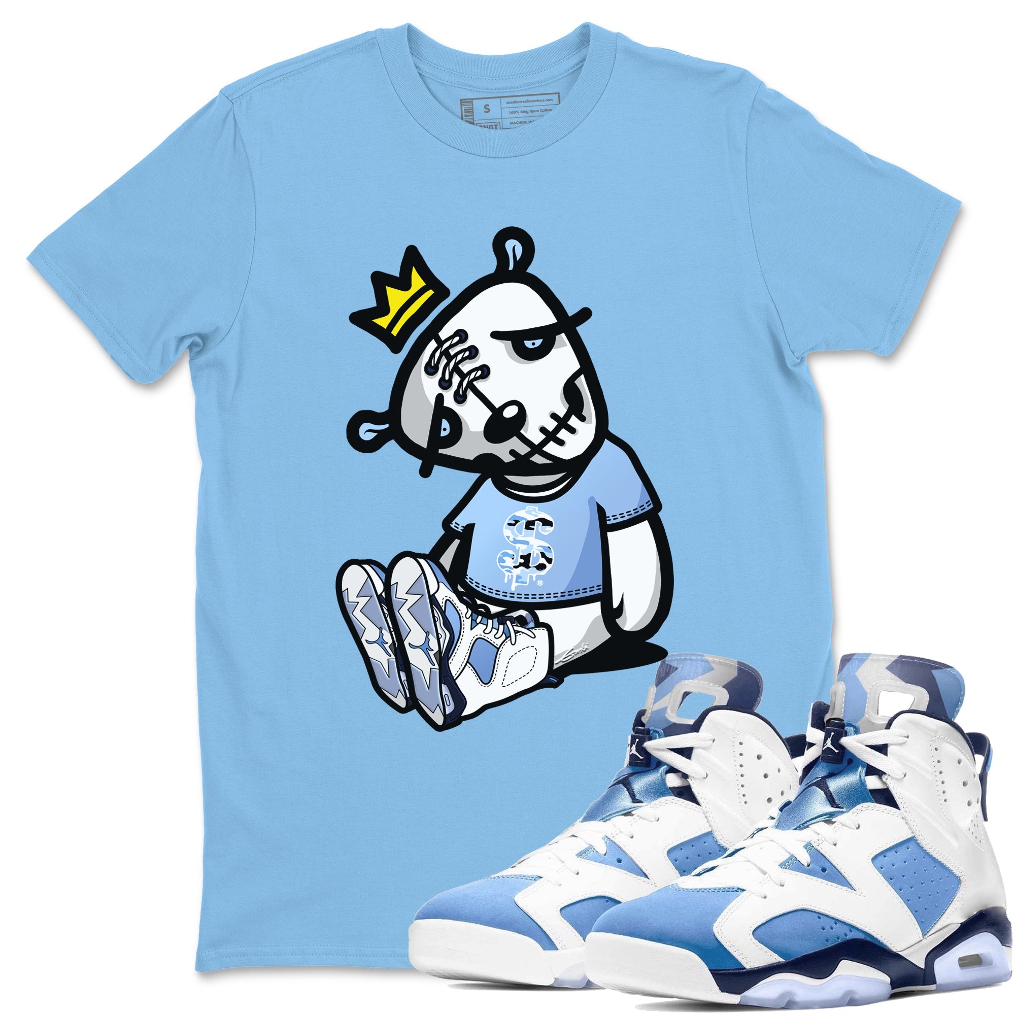 Dead Dolls Unisex Tops - Air Jordan 6 UNC