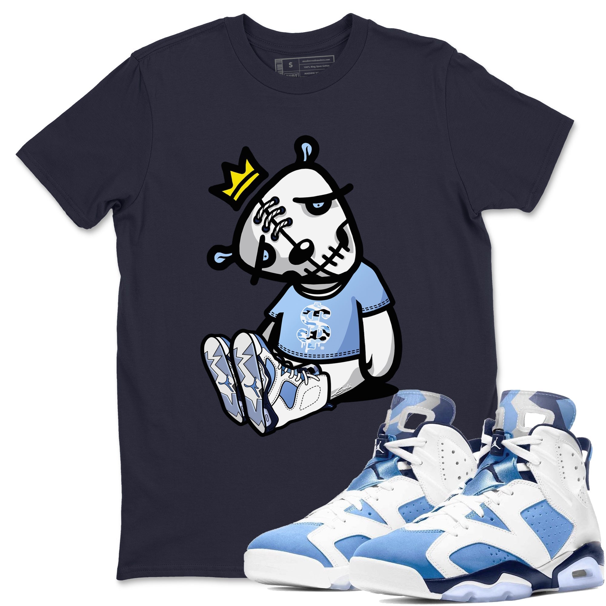 Dead Dolls Unisex Tops - Air Jordan 6 UNC