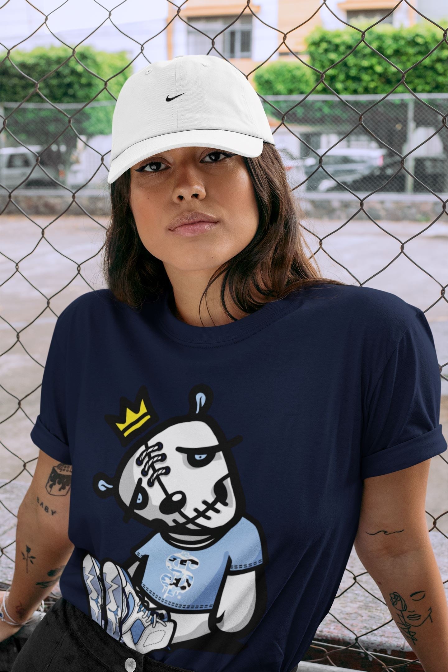 Dead Dolls Unisex Tops - Air Jordan 6 UNC