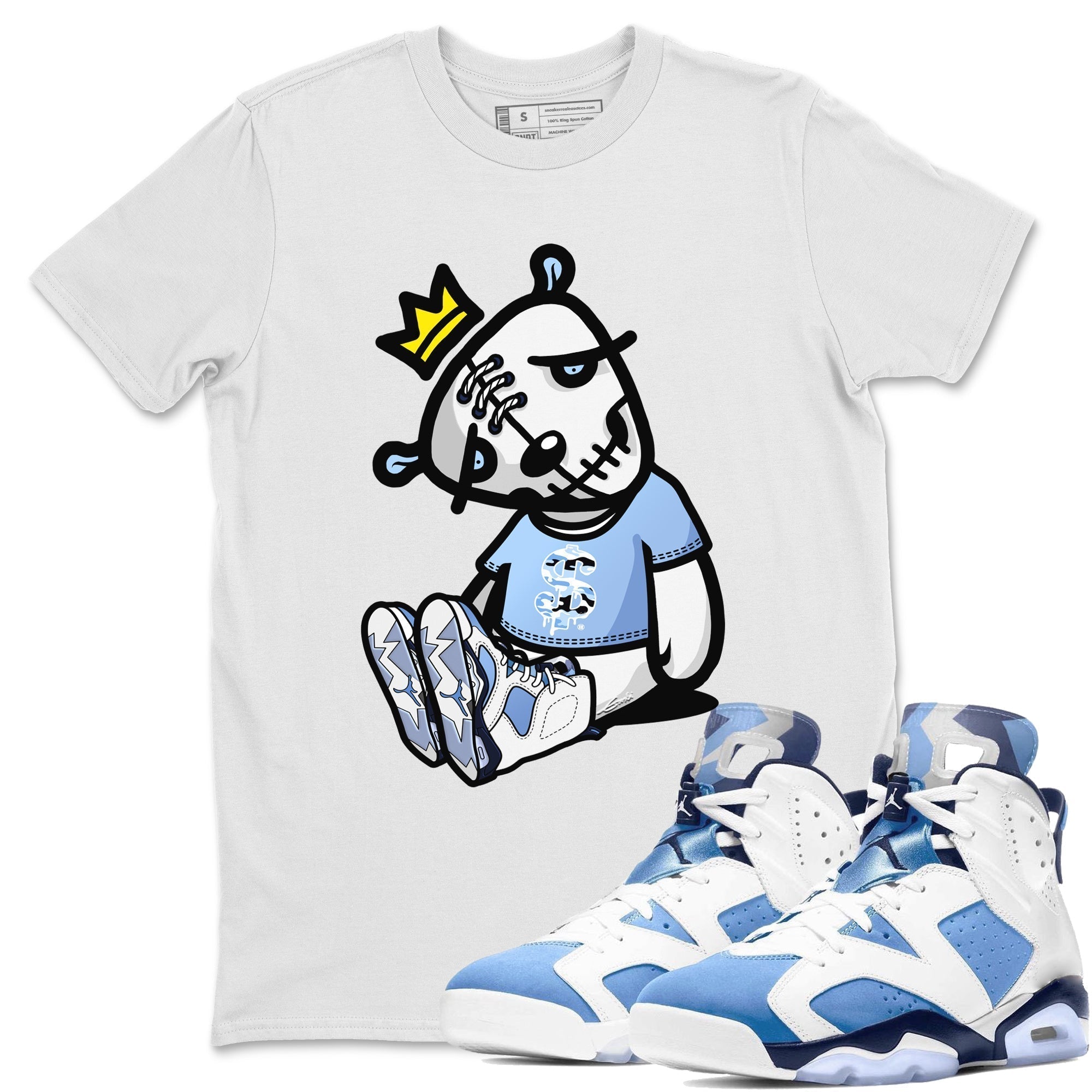 Dead Dolls Unisex Tops - Air Jordan 6 UNC