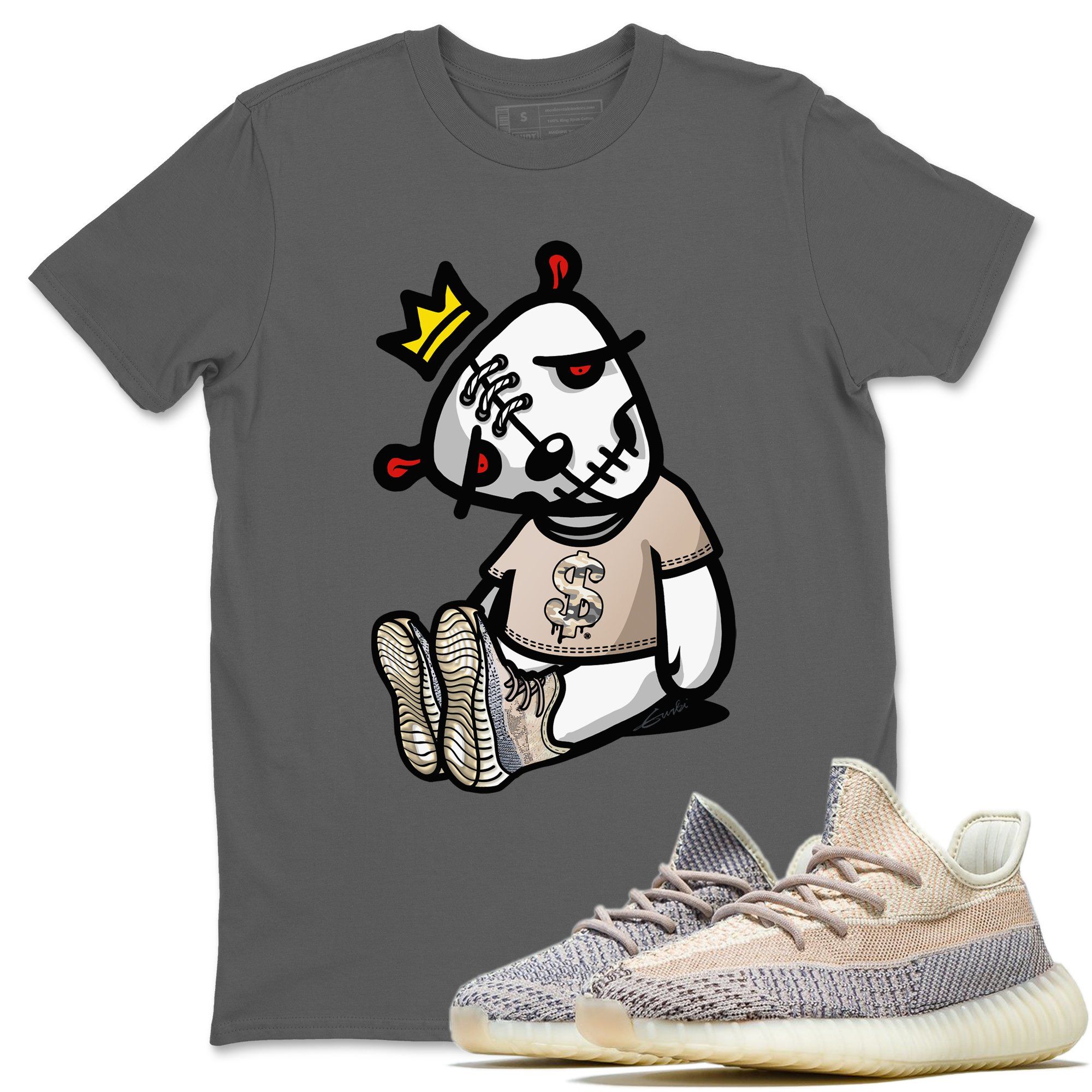 Dead Dolls Unisex Tops - Yeezy 350 Ash Pearl