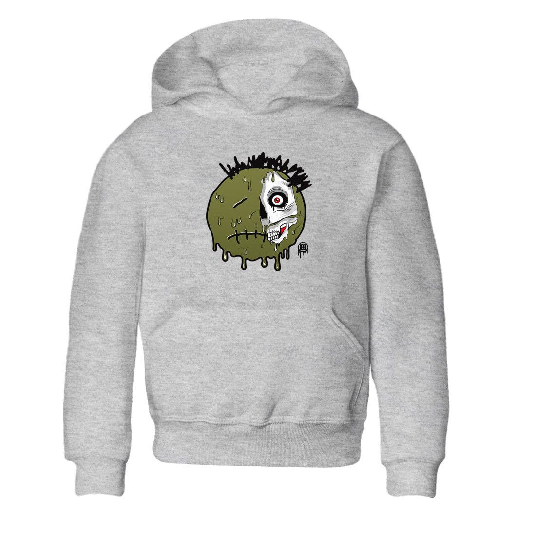 Dead Inside snkmatch Tees Kids - Air Jordan 1 Travis Scott Medium Olive