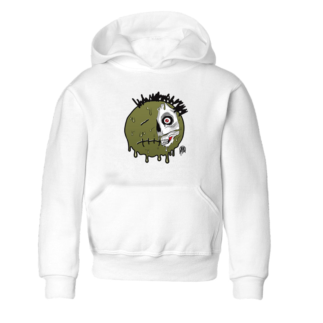 Dead Inside snkmatch Tees Kids - Air Jordan 1 Travis Scott Medium Olive
