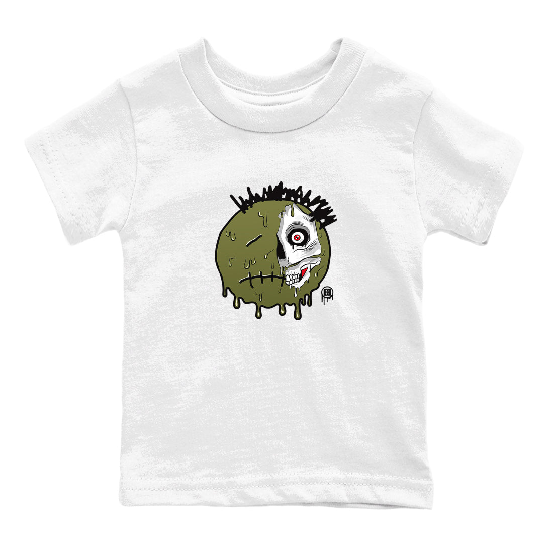 Dead Inside snkmatch Tees Kids - Air Jordan 1 Travis Scott Medium Olive