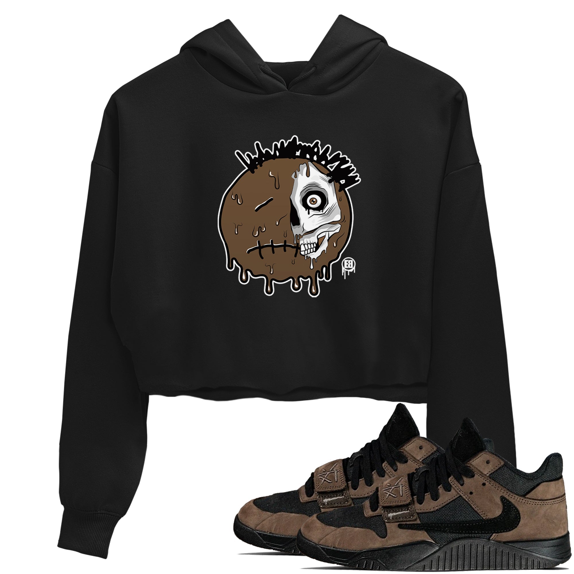 Dead Inside snkmatch Women's Top - Jordan Jumpman Jack Travis Scott Dark Mocha