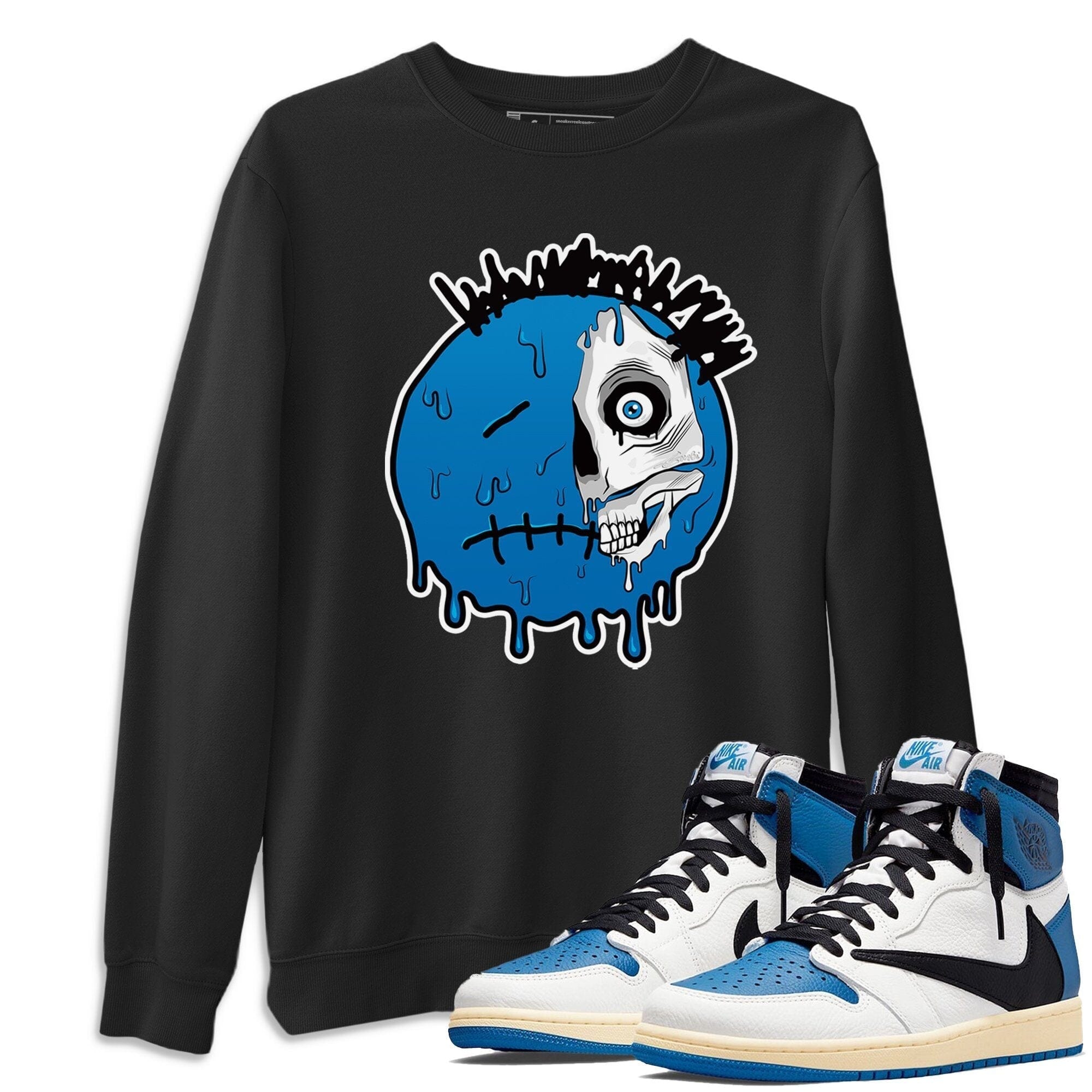 Dead Inside Unisex Tops - Air Jordan 1 Travis Scott Fragment