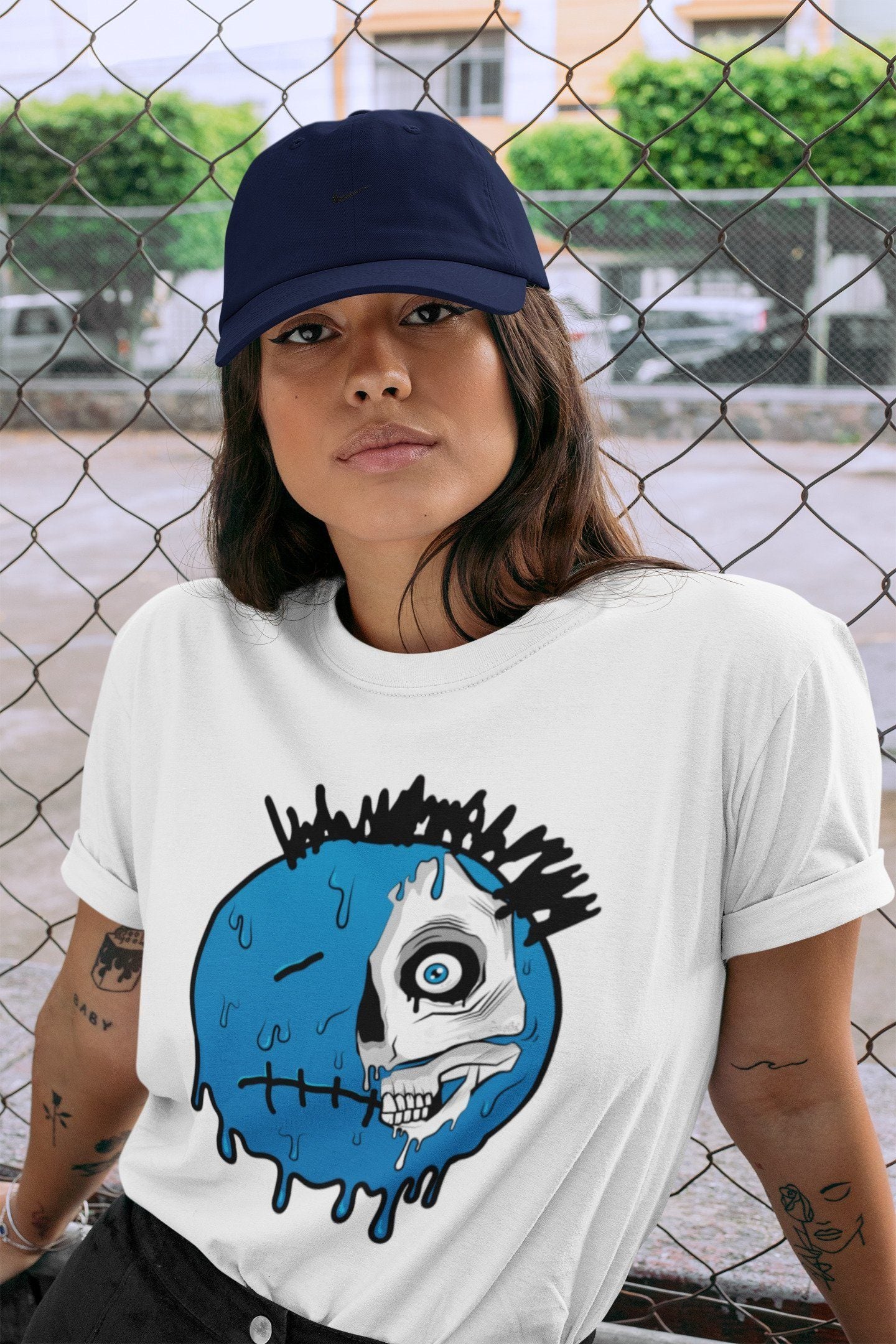 Dead Inside Unisex Tops - Air Jordan 1 Travis Scott Fragment