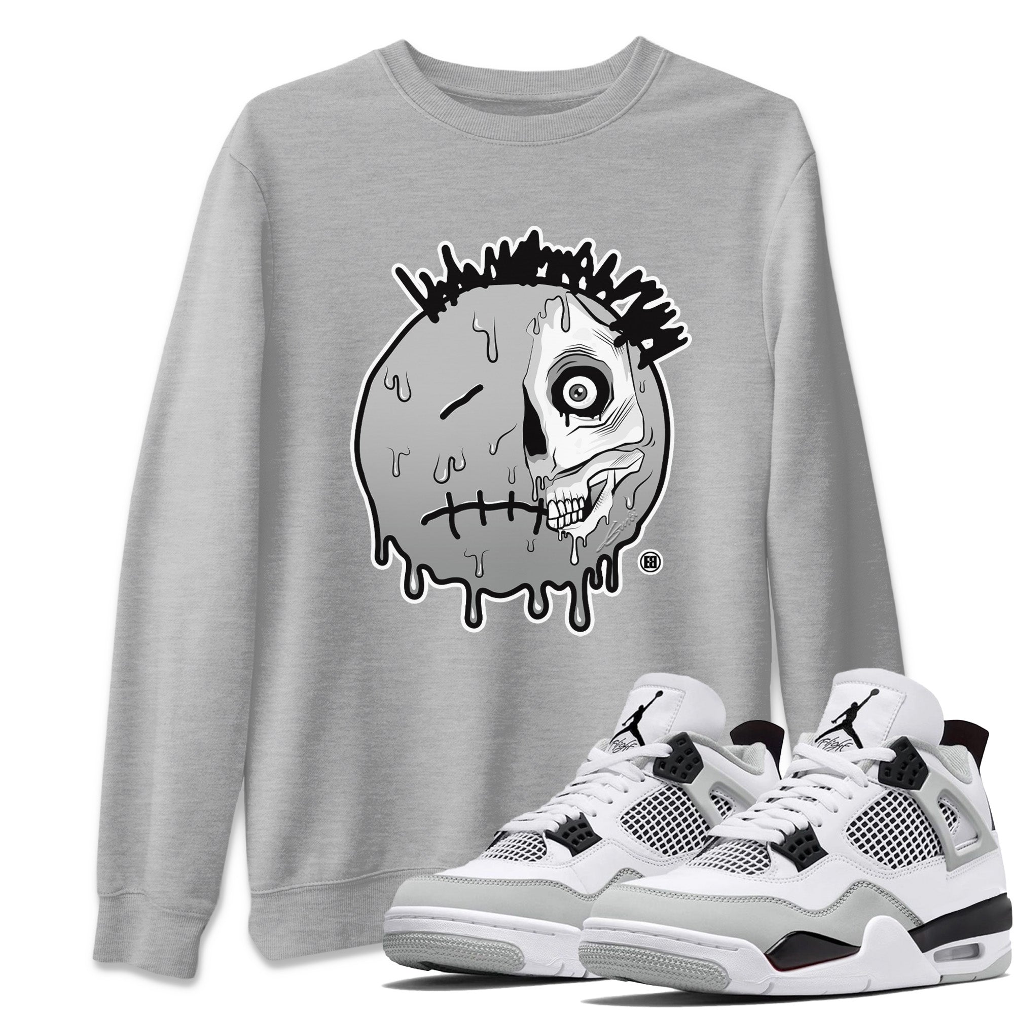 Dead Inside Unisex Tops - Air Jordan 4 Military Black