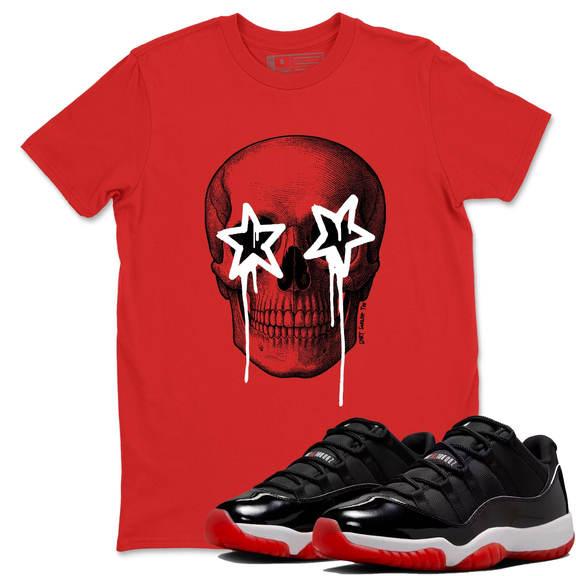 Death Star snkmatch Tees - Air Jordan 11 Bred
