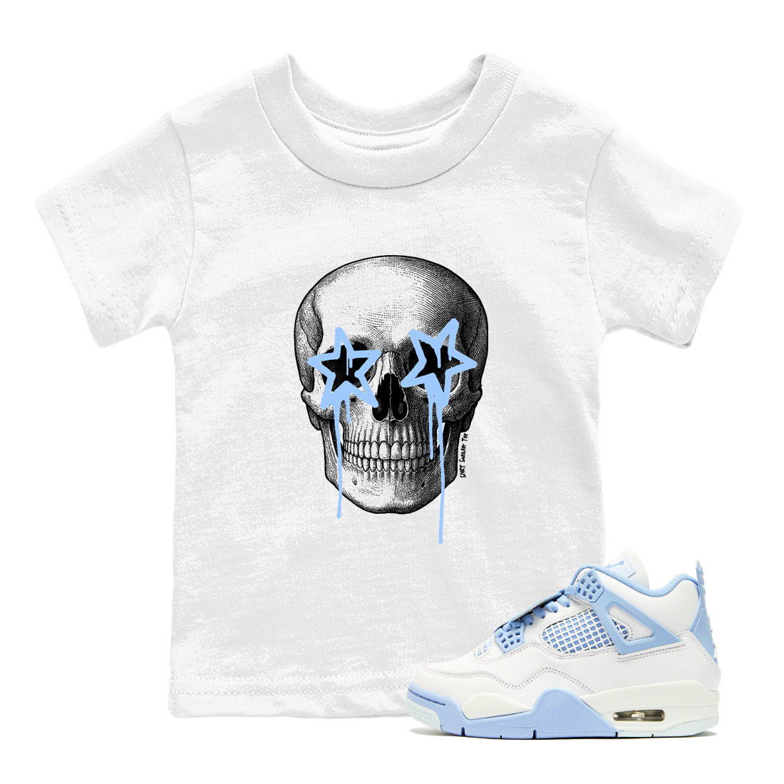Death Star snkmatch Tees Kids - Air Jordan 4 Aluminum