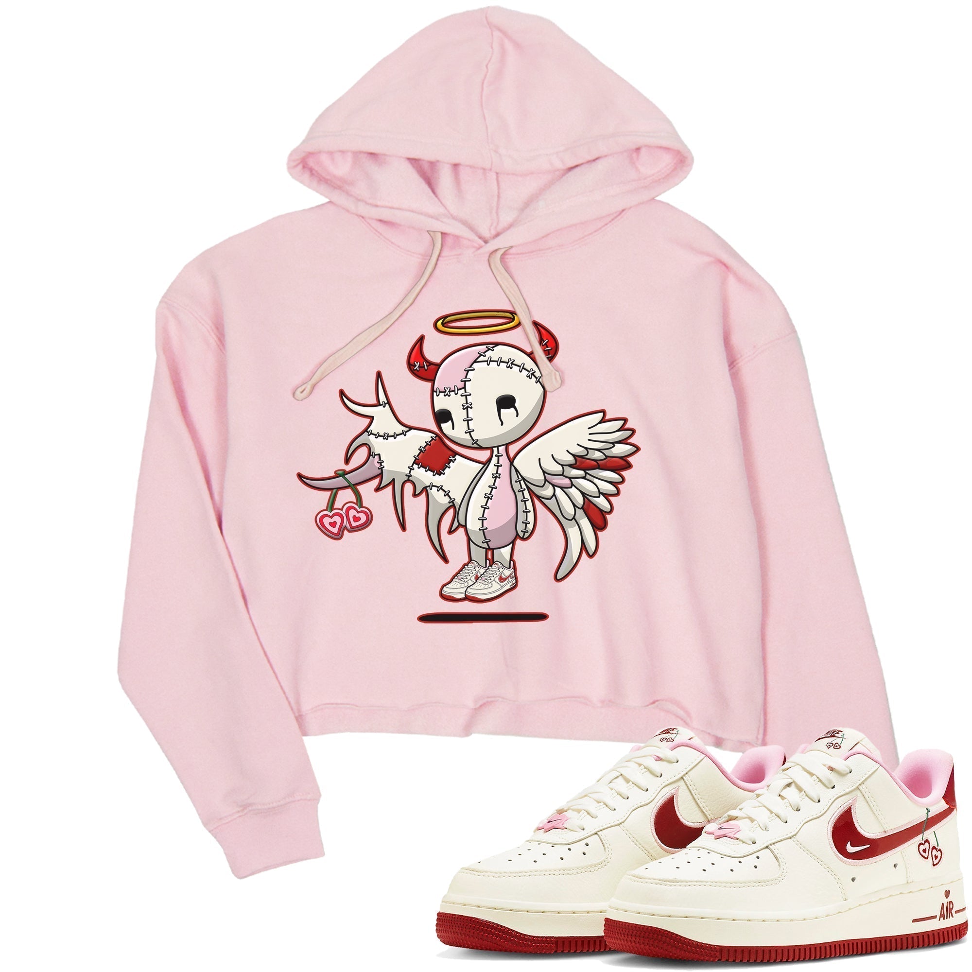 Devil Angel Women's Tops - Air Force 1 Valentines Day