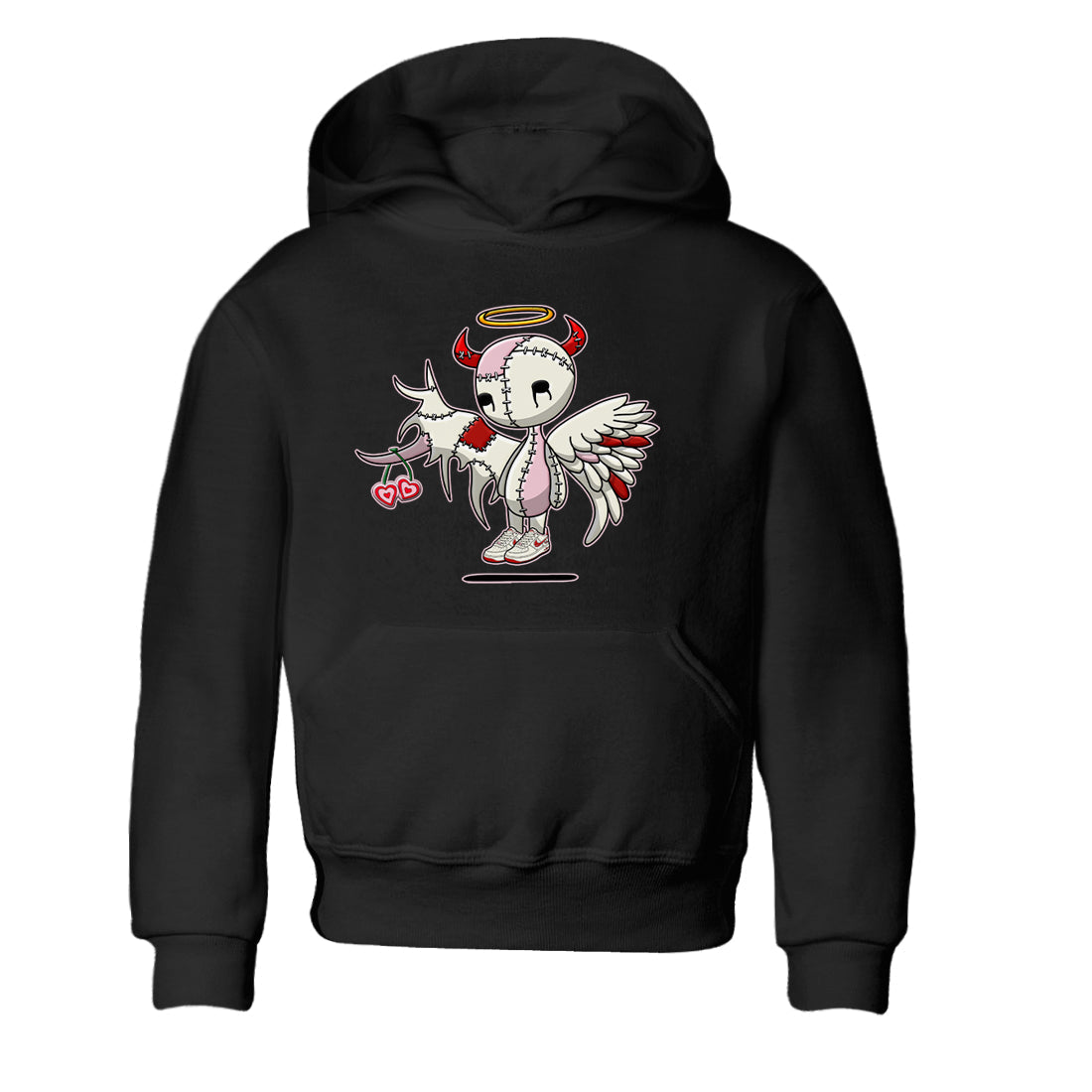 Devil Angel Kids Tops - Air Force 1 Valentines Day