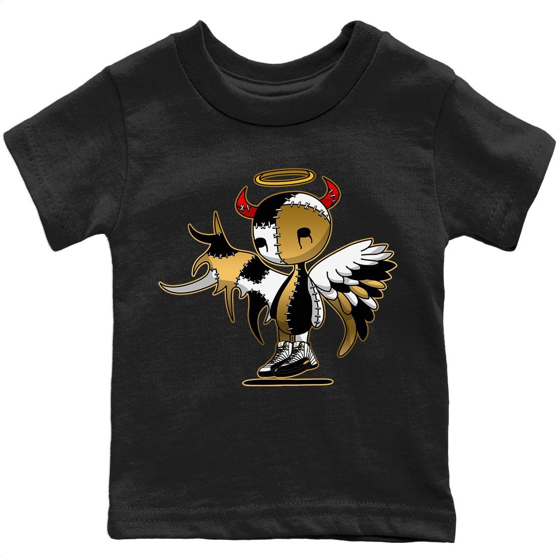 Devil Angel Kids Tops - Air Jordan 12 Royalty