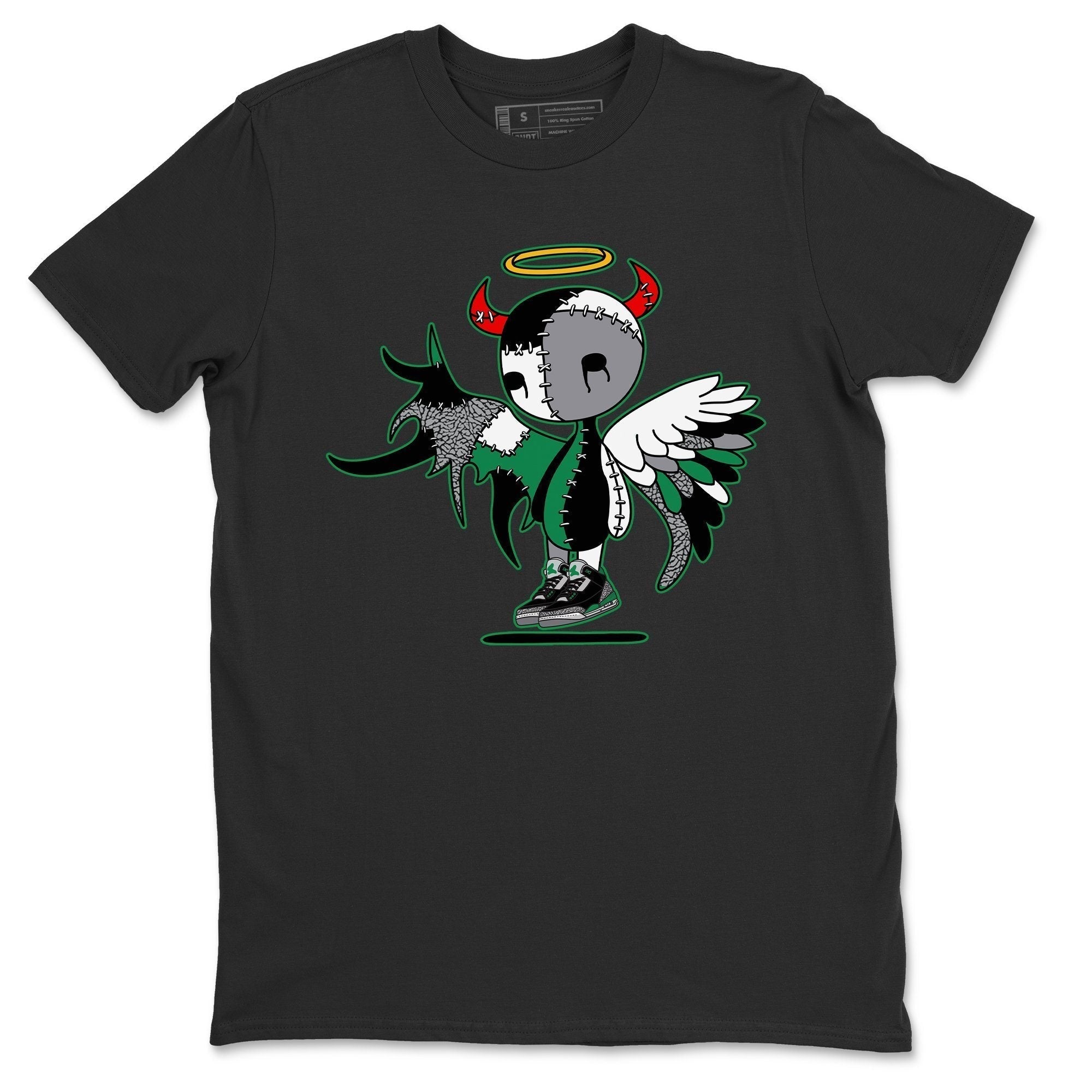 Devil Angel Unisex Tops - Air Jordan 3 Pine Green