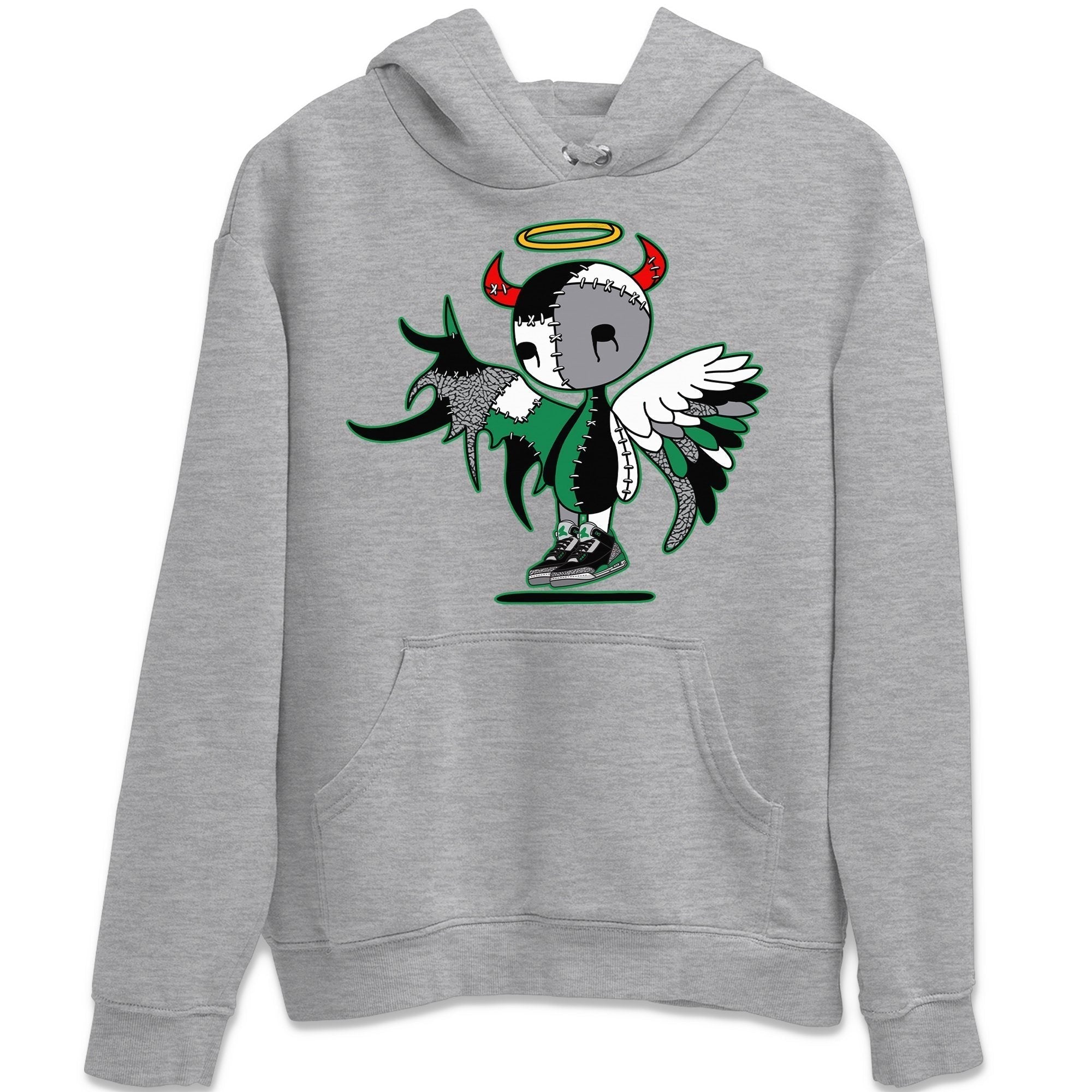 Devil Angel Unisex Tops - Air Jordan 3 Pine Green
