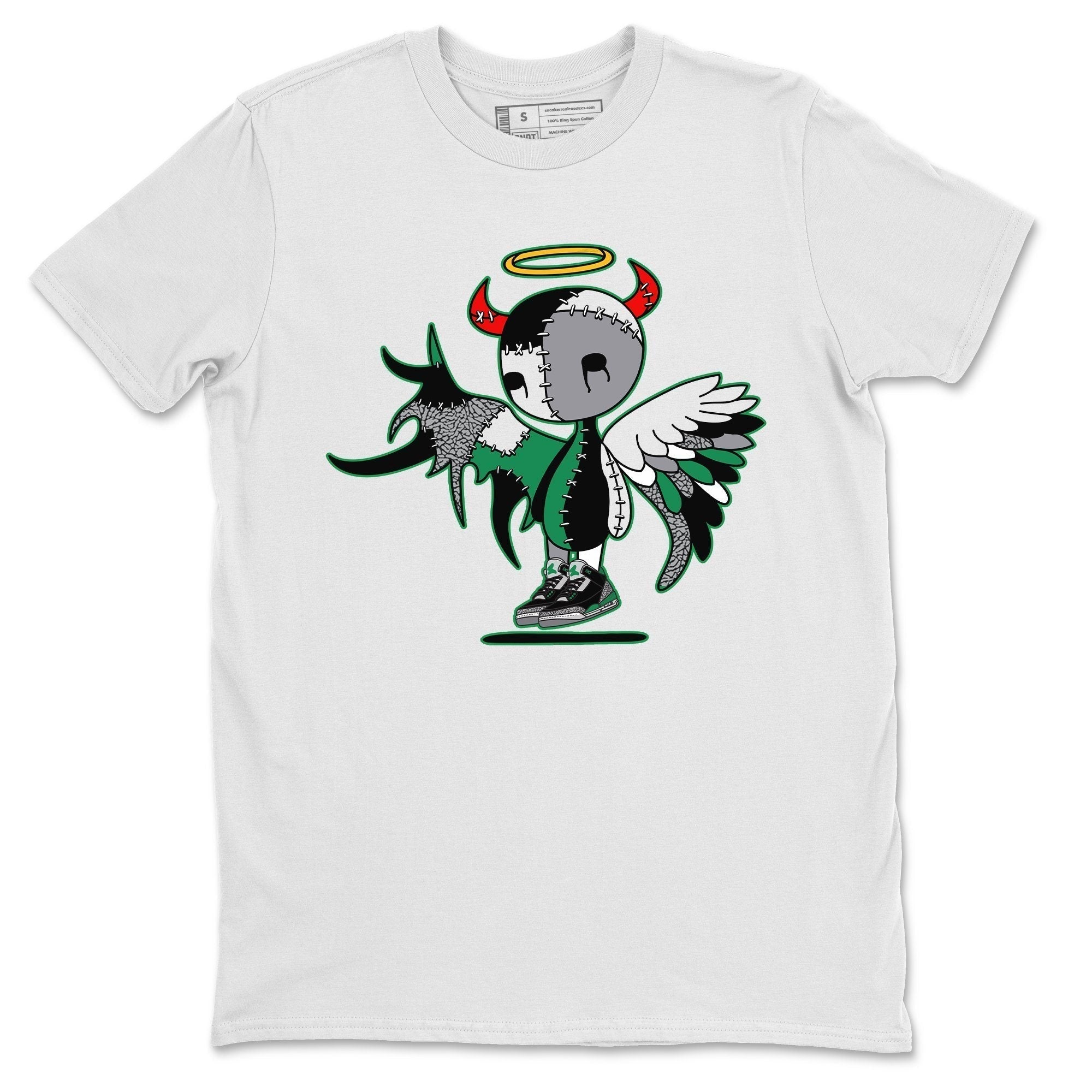 Devil Angel Unisex Tops - Air Jordan 3 Pine Green