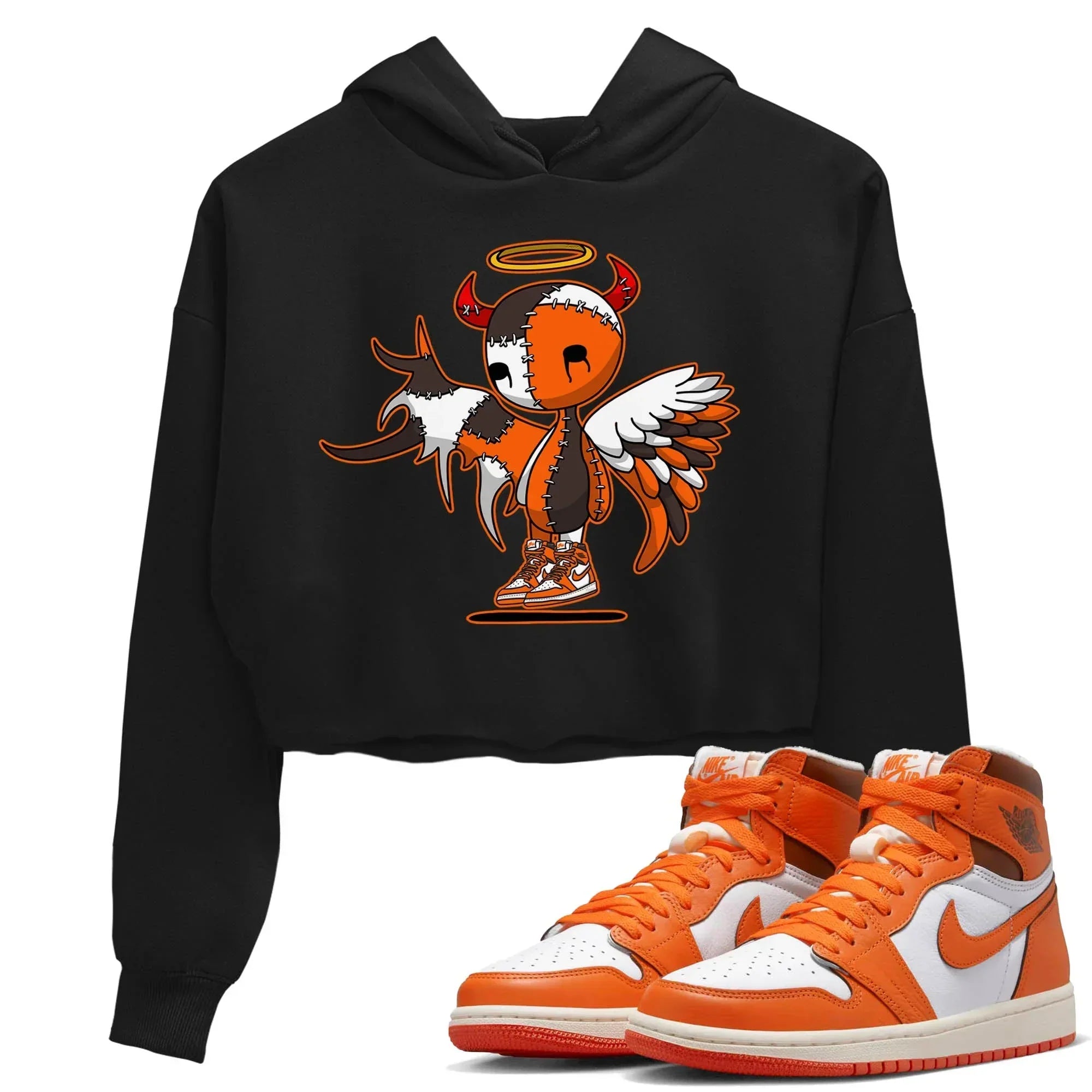 Devil Angel Women's Tops - Air Jordan 1 Starfish