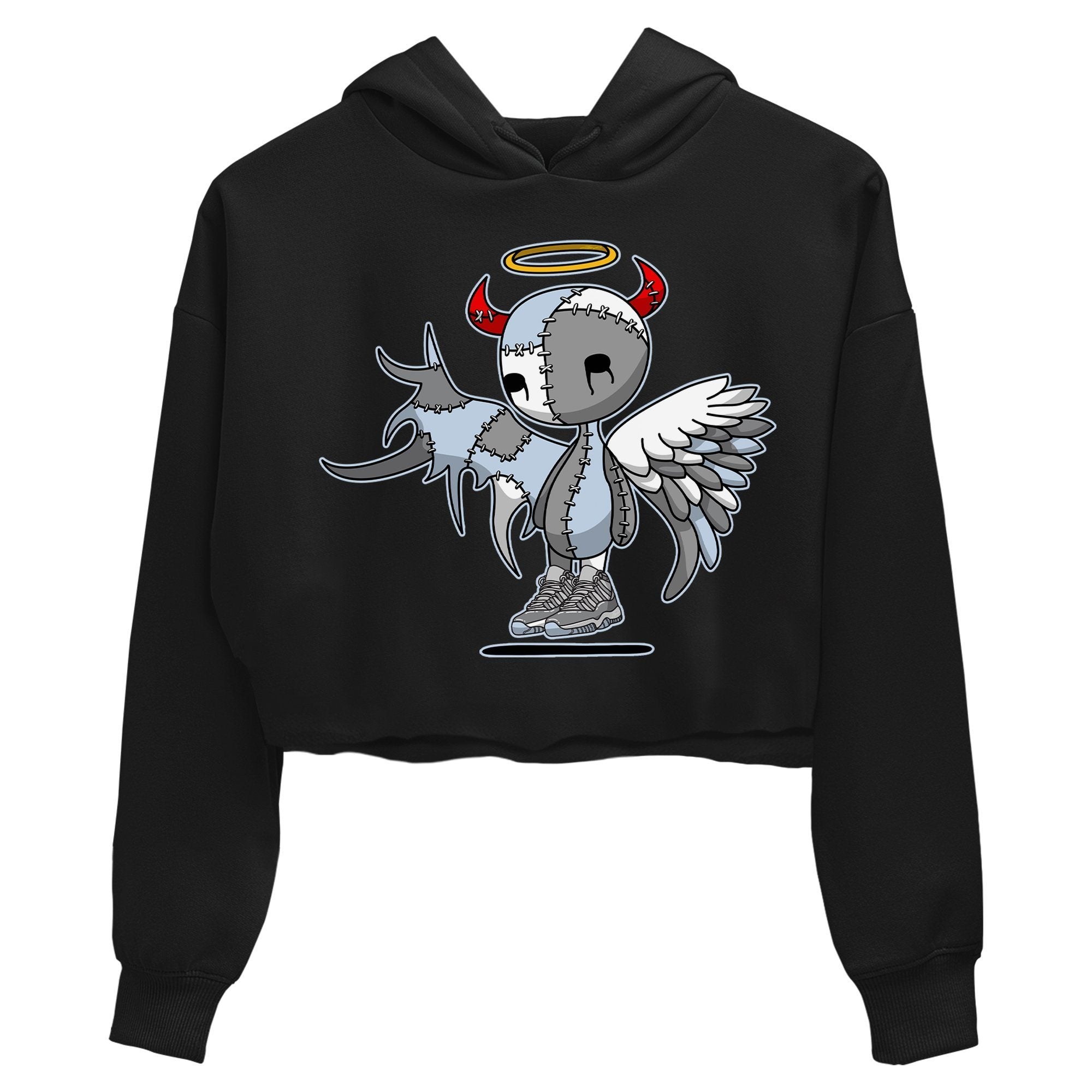 Devil Angel Women's Tops - Air Jordan 11 Cool Grey