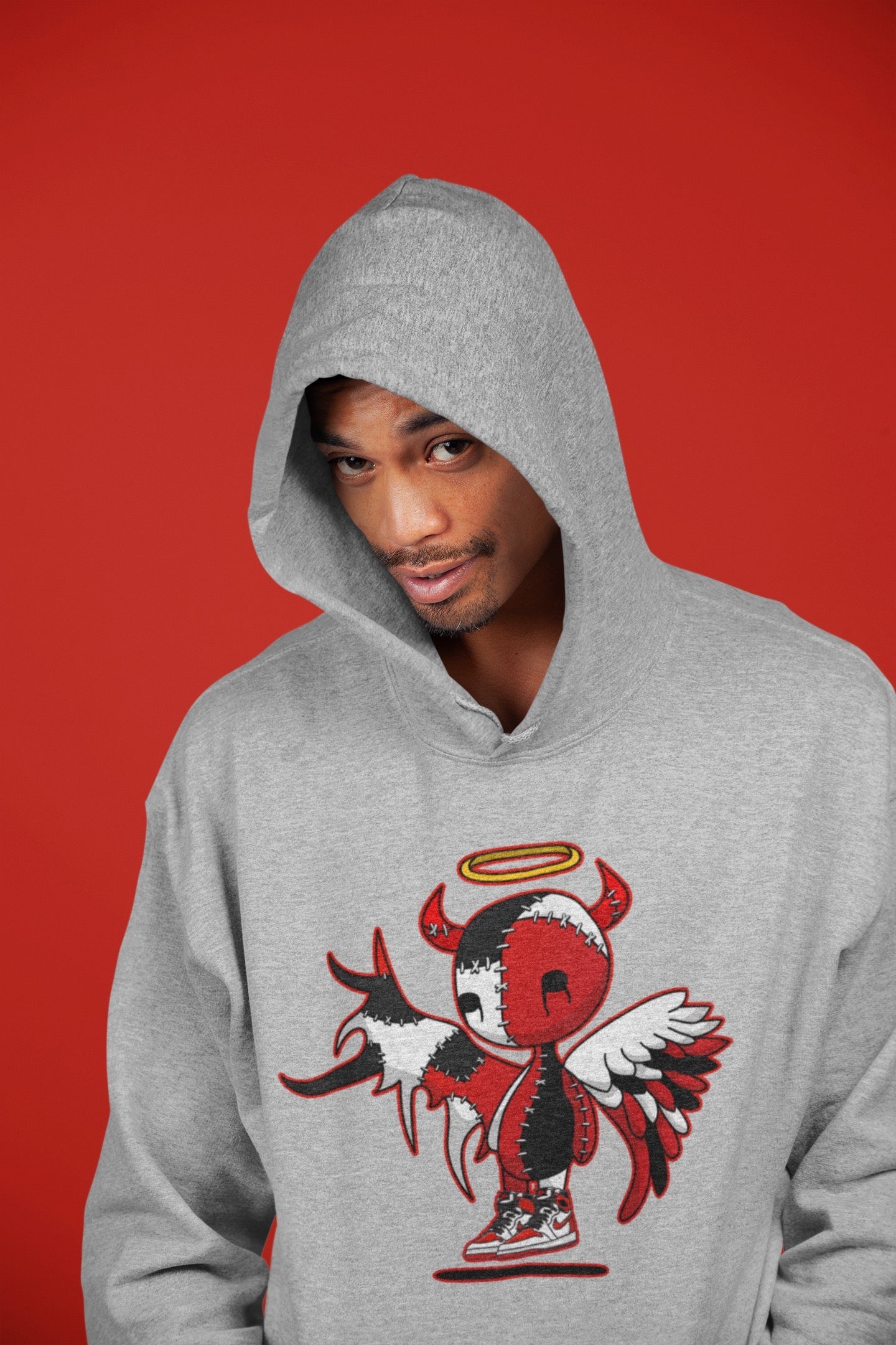 Devil Angel Unisex Tops - Air Jordan 1 Heritage