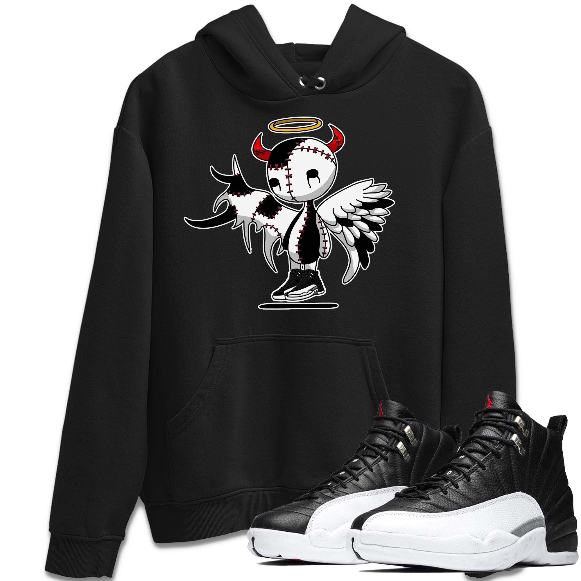 Devil Angel Unisex Tops - Air Jordan 12 Playoffs