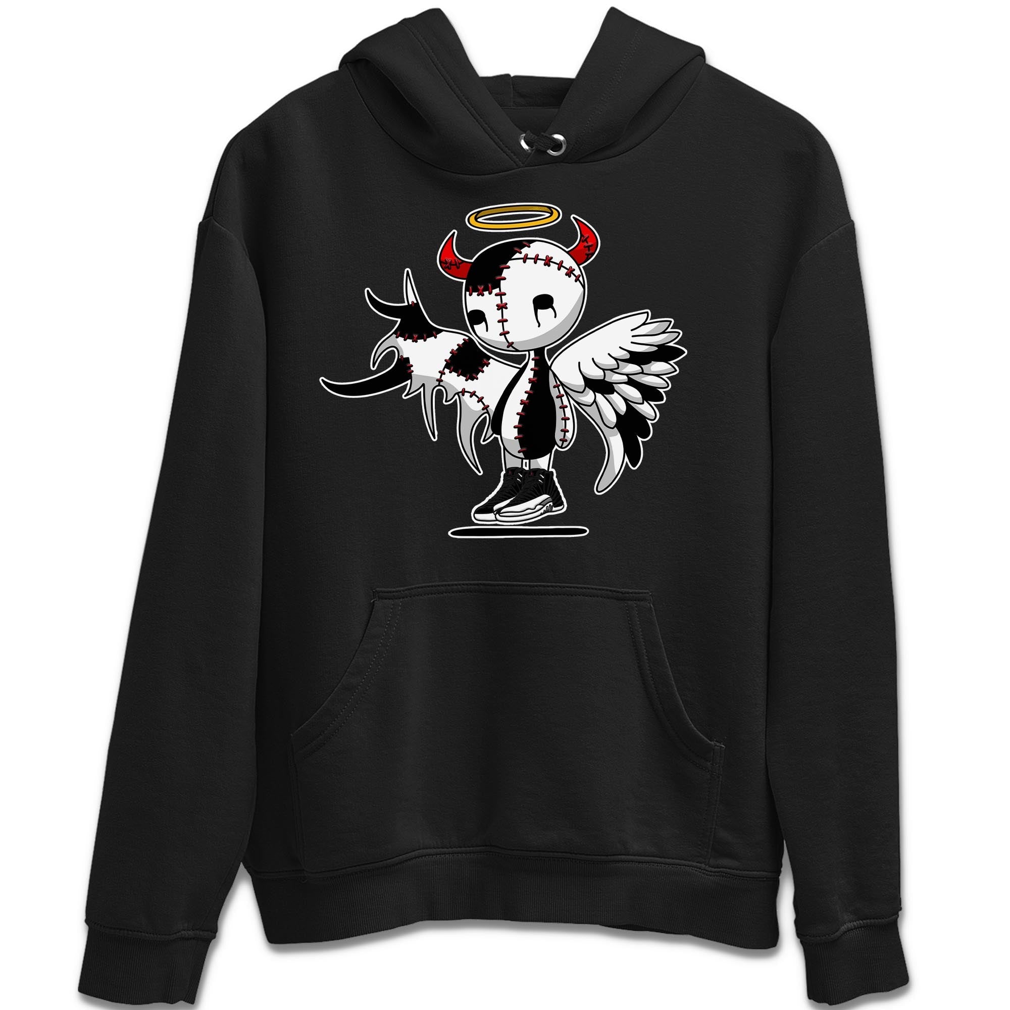 Devil Angel Unisex Tops - Air Jordan 12 Playoffs