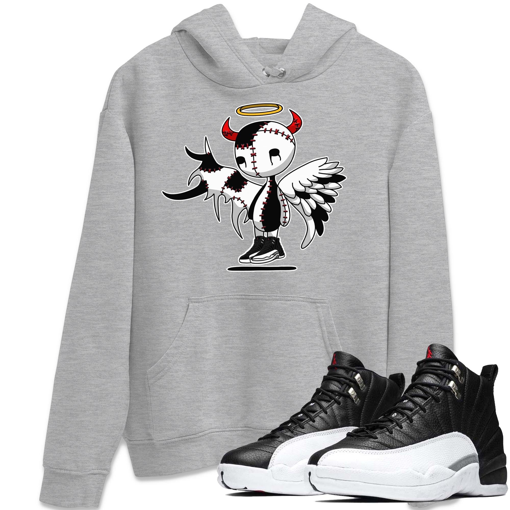 Devil Angel Unisex Tops - Air Jordan 12 Playoffs