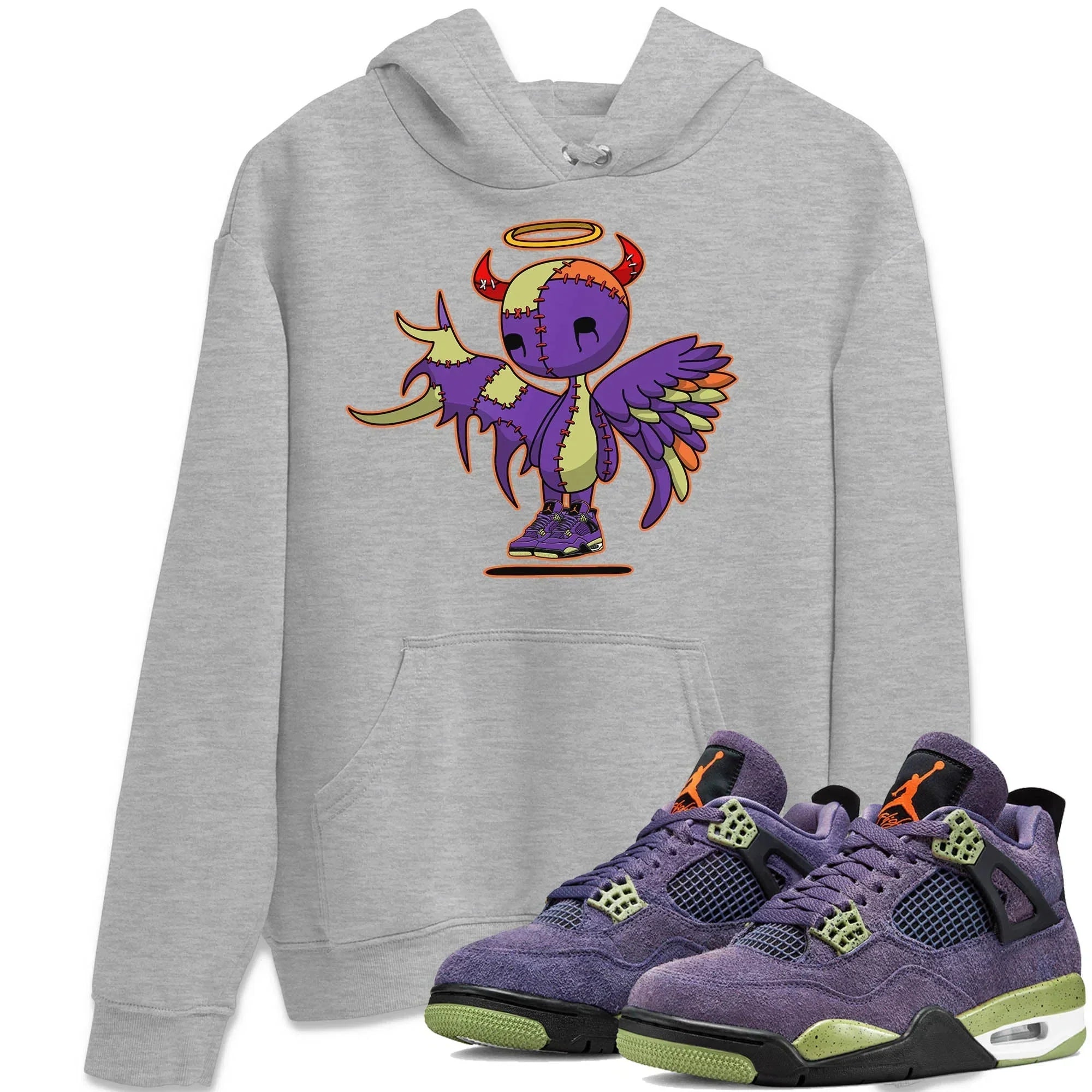 Devil Angel Unisex Tops - Air Jordan 4 Canyon Purple