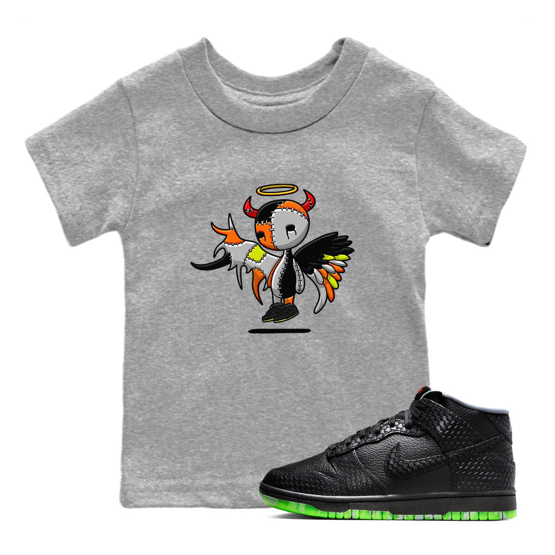 Devil Angel snkmatch Tee Kids - Dunk Halloween