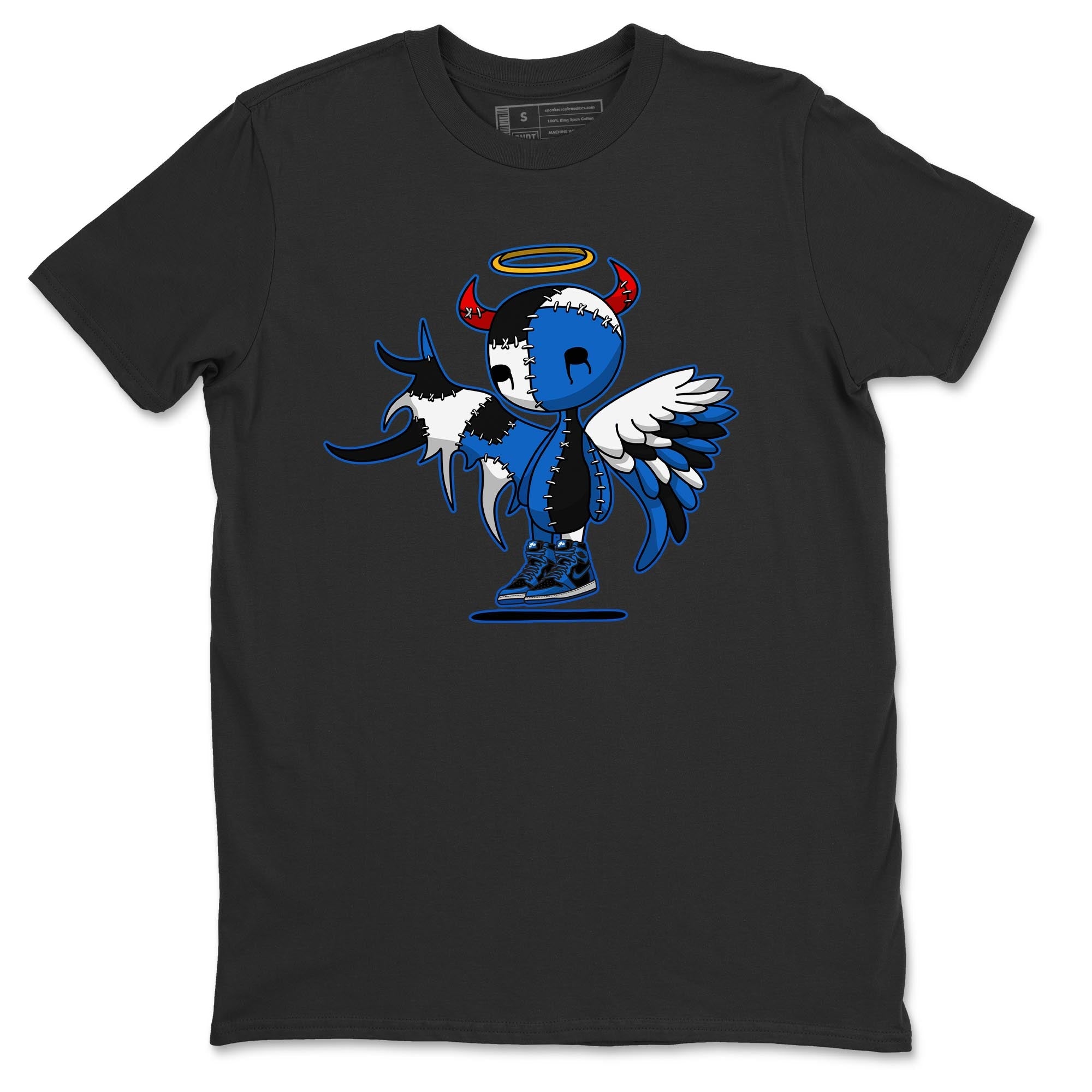 Devil Angel Unisex Tops - Air Jordan 1 Dark Marina Blue