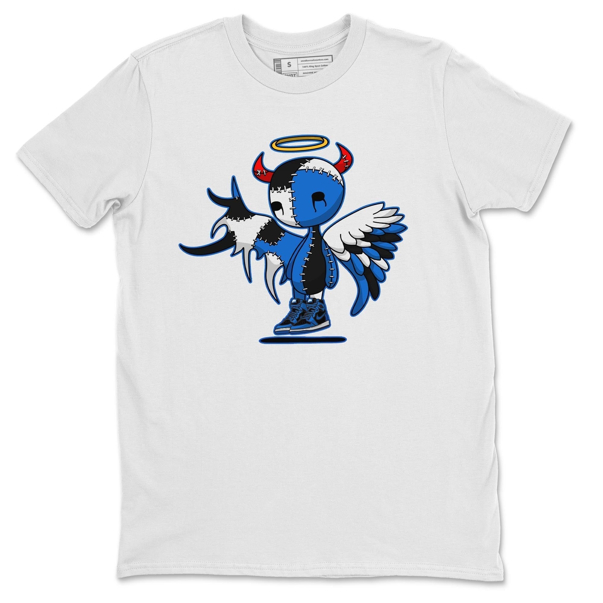 Devil Angel Unisex Tops - Air Jordan 1 Dark Marina Blue