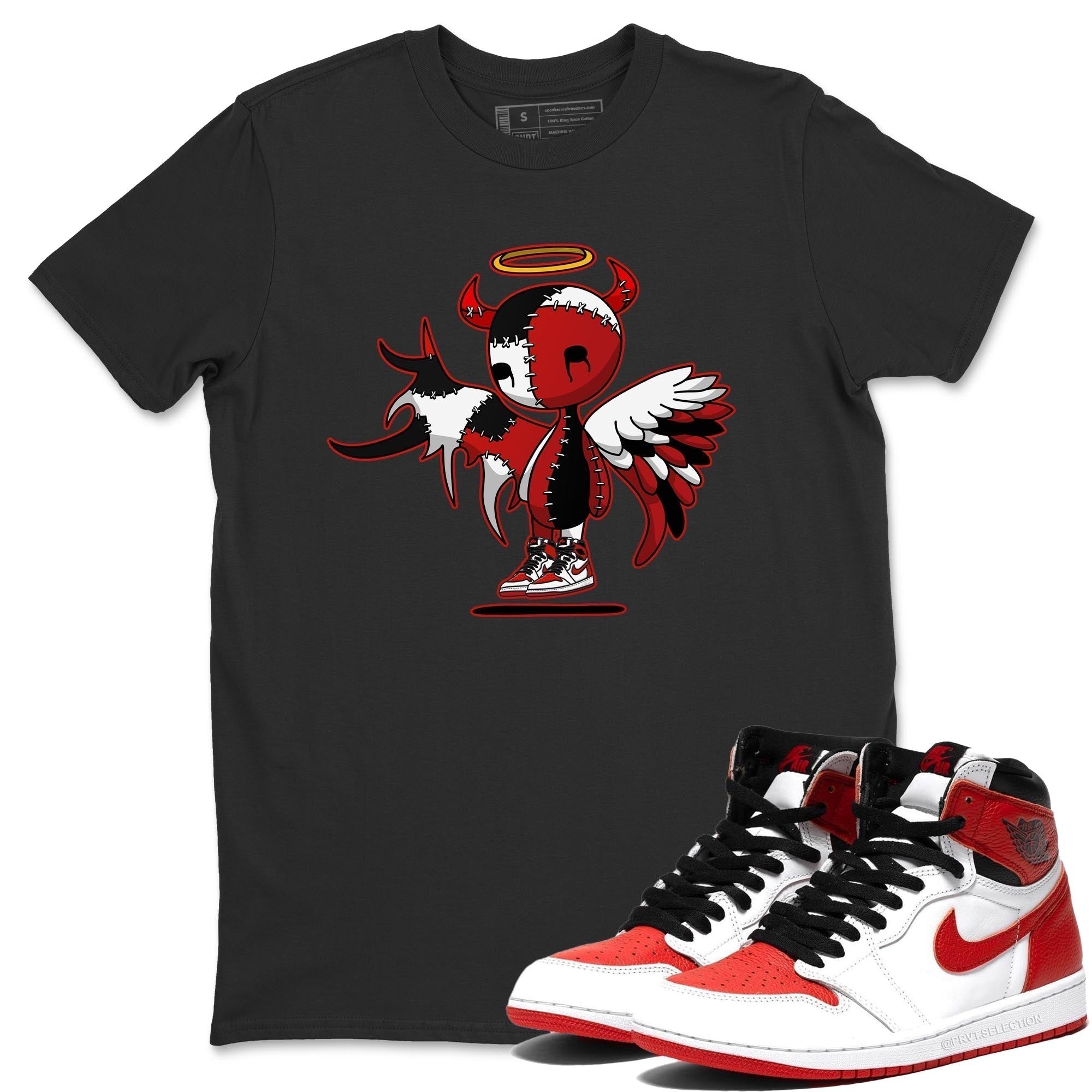 Devil Angel Unisex Tops - Air Jordan 1 Heritage