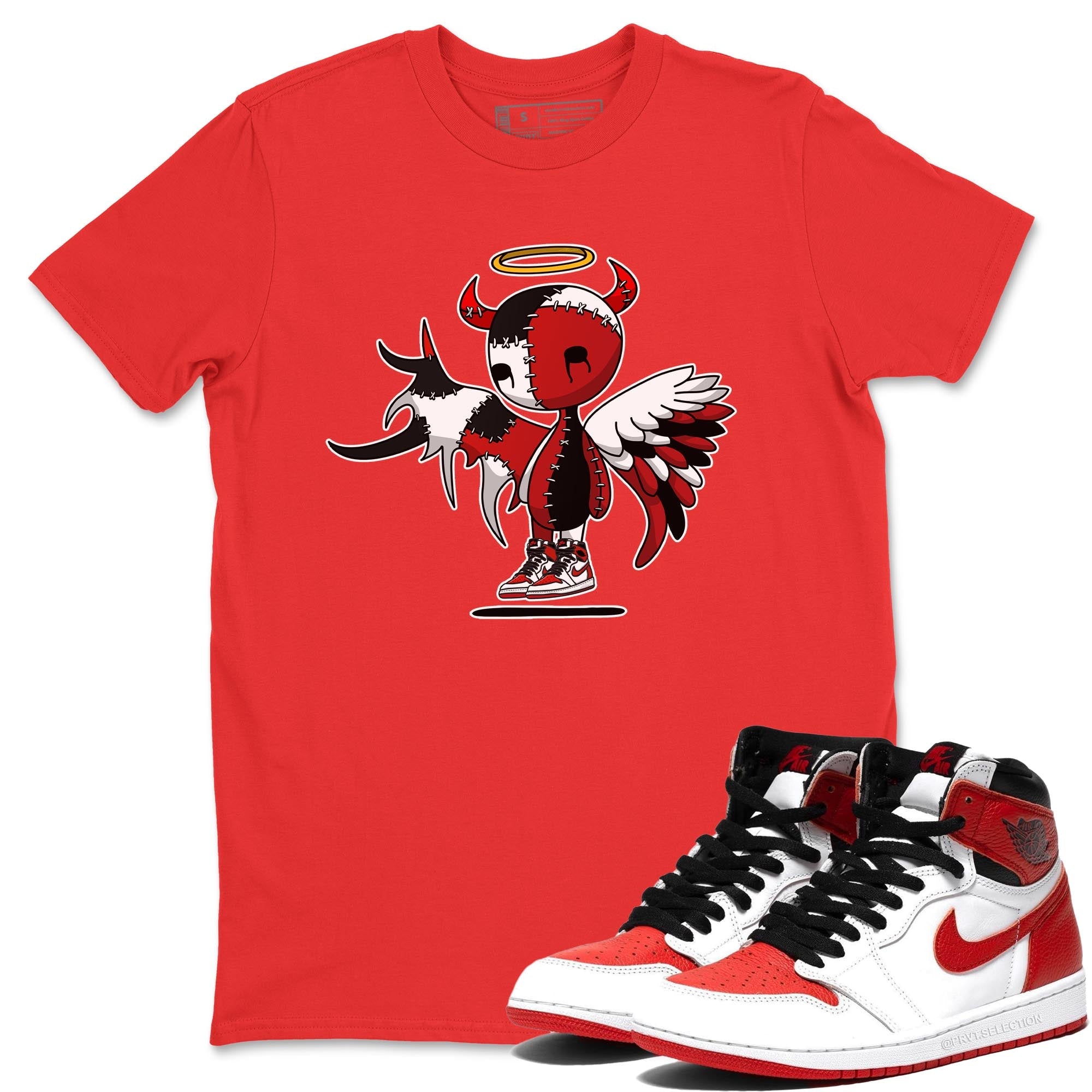 Devil Angel Unisex Tops - Air Jordan 1 Heritage